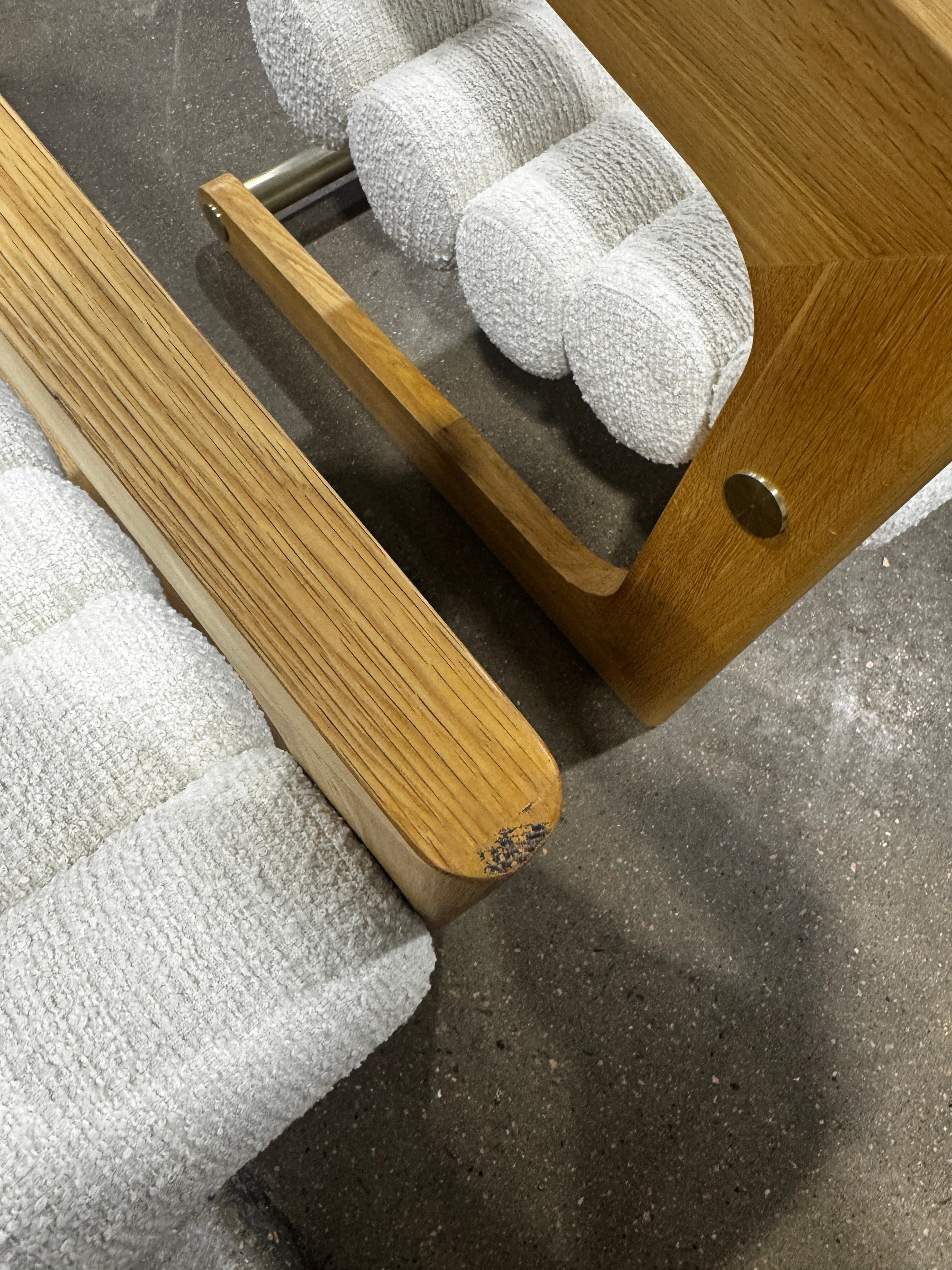Denver Modern Durango Lounge Chair Mist Boucle - Thumbnail 6