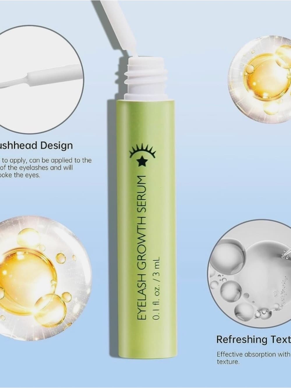 Eyelash Growth Serum - 3ml (set of 2) - Thumbnail 8