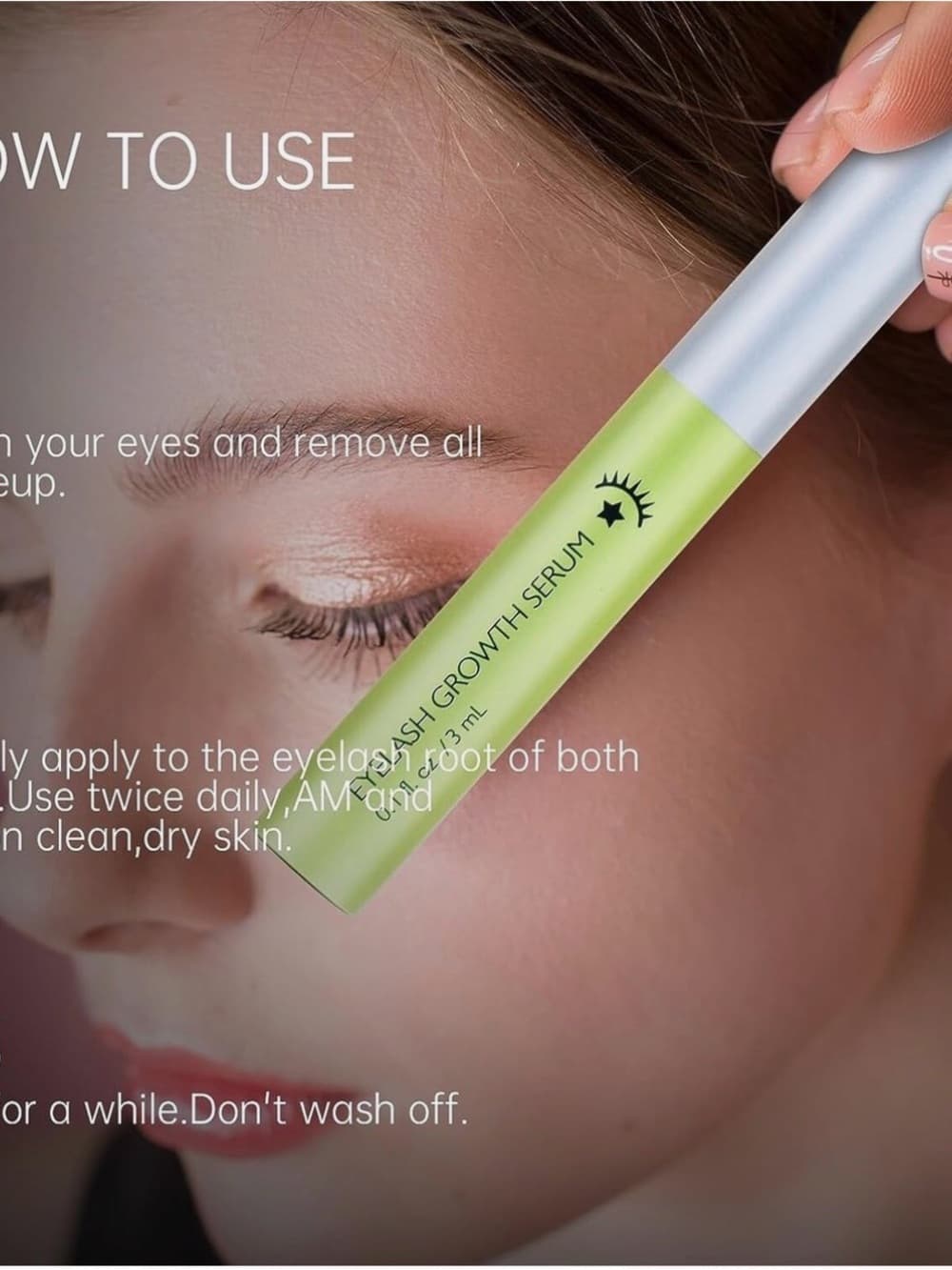 Eyelash Growth Serum - 3ml (set of 2) - Thumbnail 5