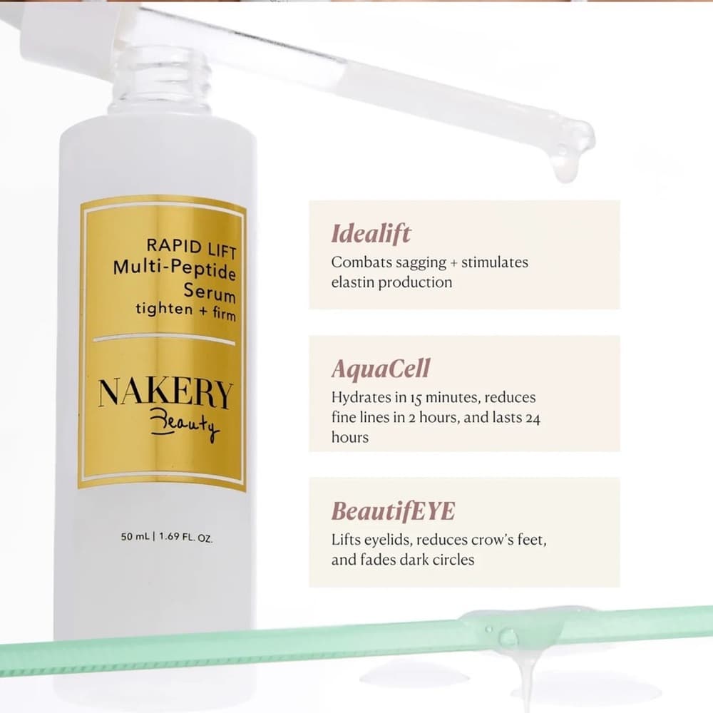 Nakery Beauty Rapid Lift Multi-Peptide Serum - 1.69 fluid ounces - Thumbnail 3