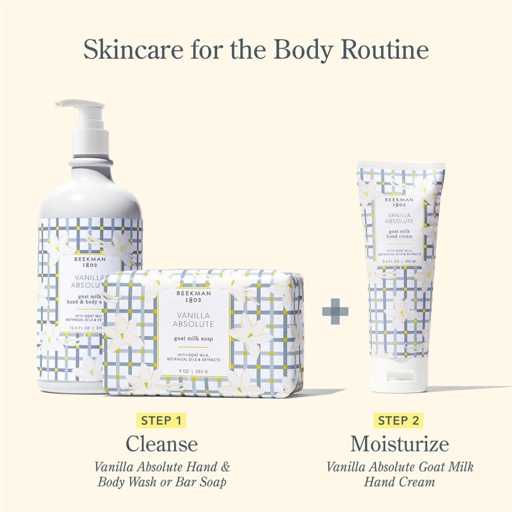 Beekman 1802 Vanilla Absolute Soap - White & Yellow (set of 3 - 3.5 oz) - Thumbnail 4