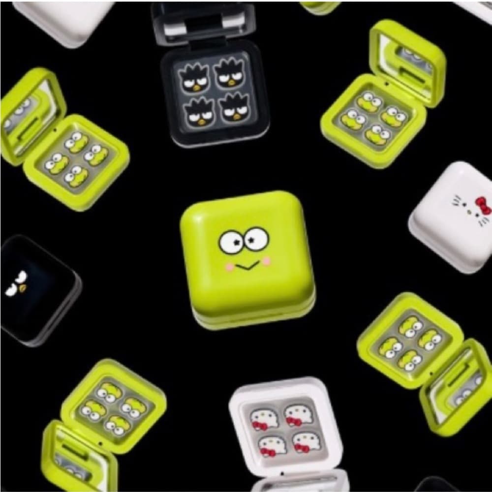 Frog-Themed Skincare Compact - Green - Thumbnail 4