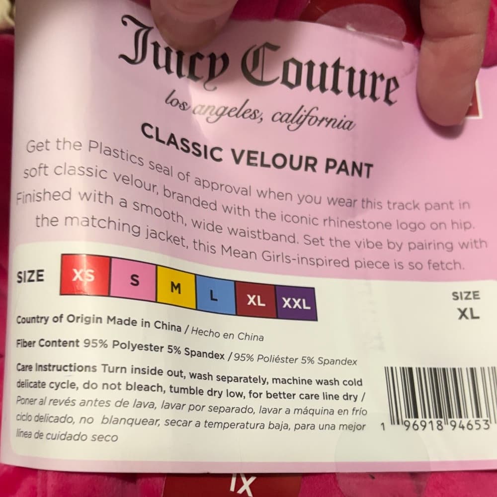 Juicy Couture Fuchsia Velour Pants - Thumbnail 6