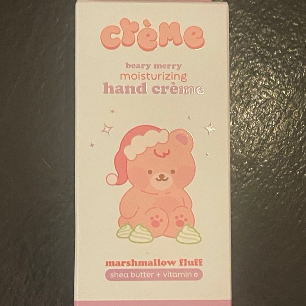Crème Shop Marshmallow Fluff Moisturizing Hand Crème - Pink & White - Thumbnail 4