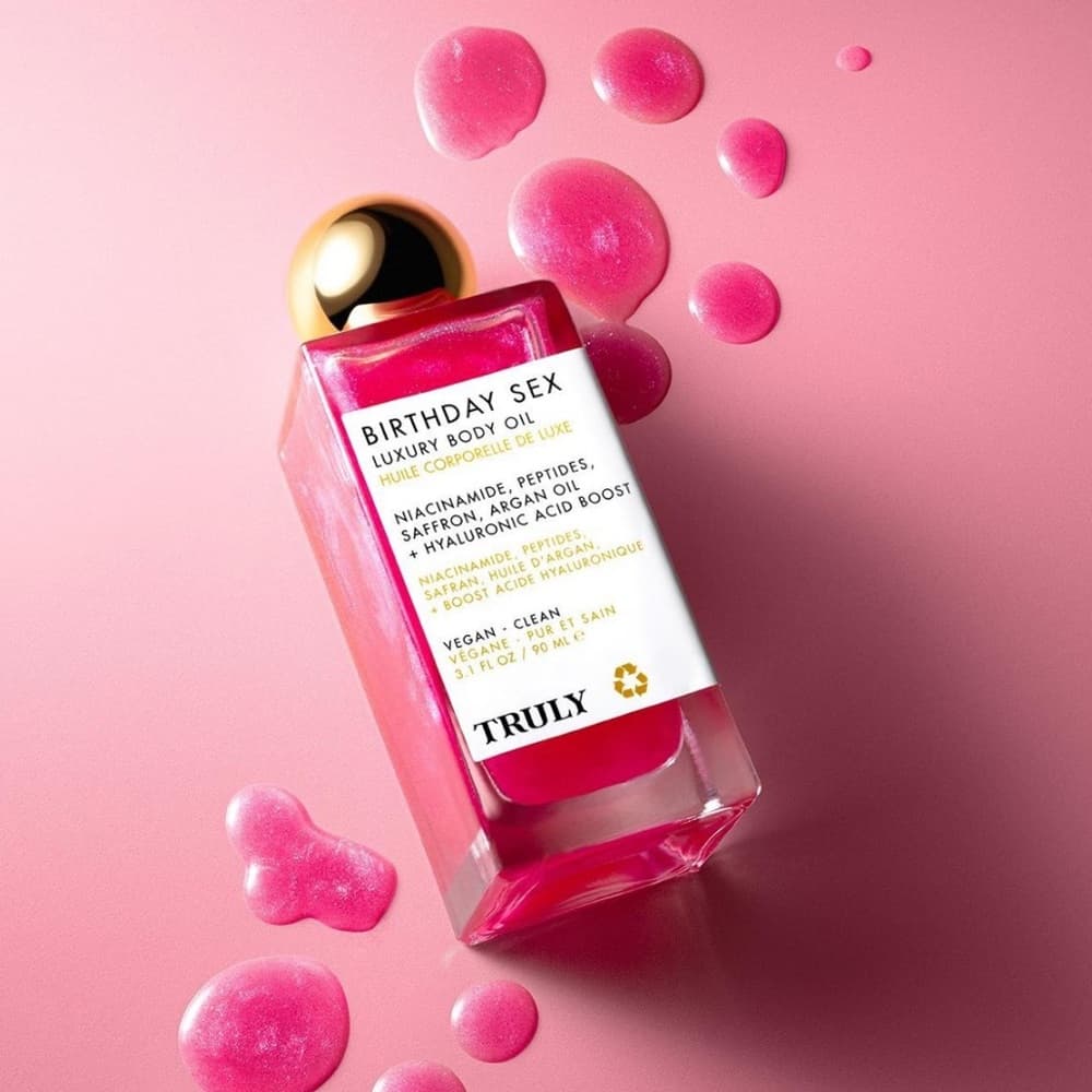 TRULY Birthday Sex Luxury Body Oil - Pink - Thumbnail 4