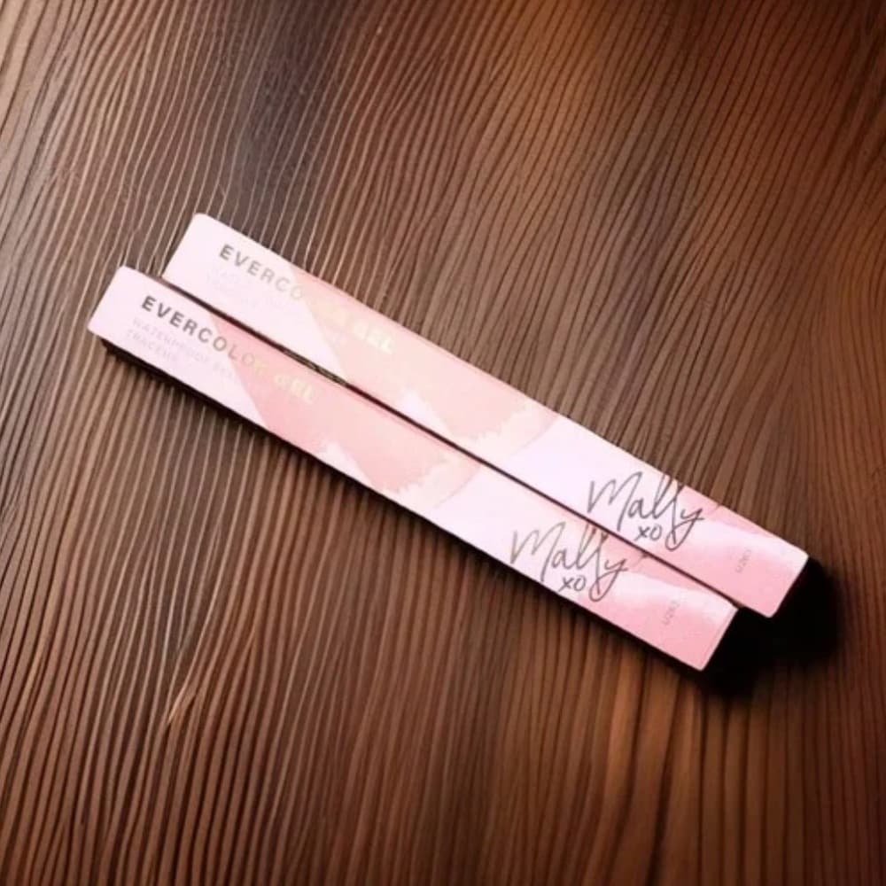 Mally XO Evercolor Gel Waterproof Eyeliner - JADE - NIB Pack Of 2 - Thumbnail 2
