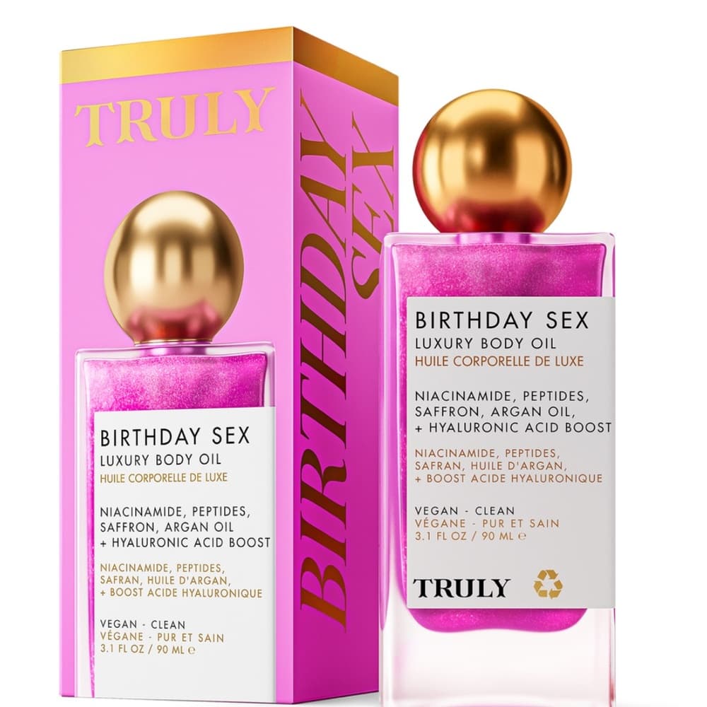 TRULY Birthday Sex Luxury Body Oil - Pink - Thumbnail 2