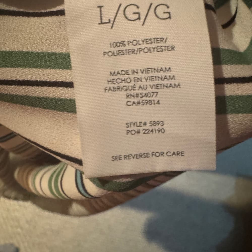 NWT CAbi #5893 Awning Stripe Blouse - Thumbnail 11