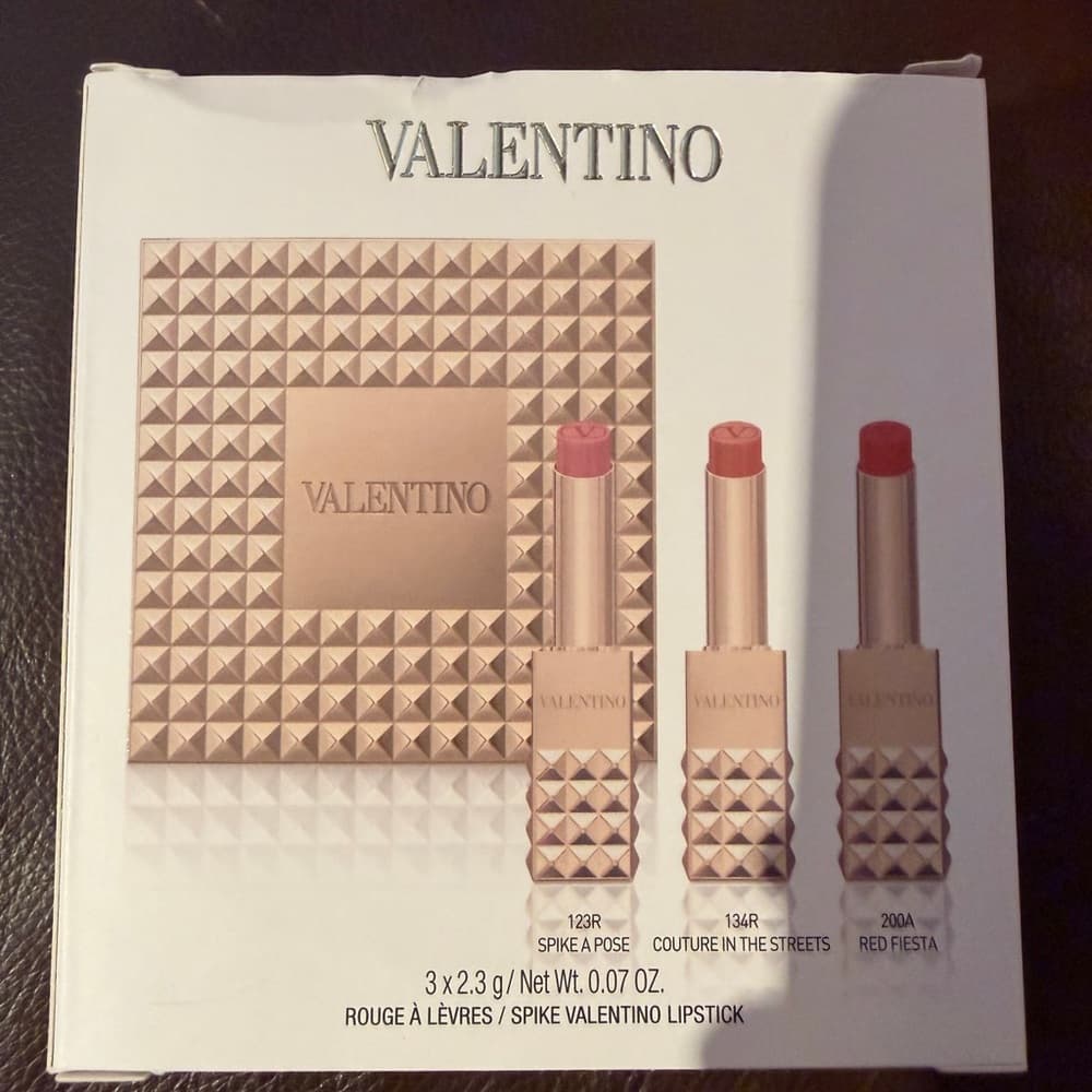 Spike Valentino Buttery Matte Refillable Lipstick Trio ($150 Value) - Thumbnail 2