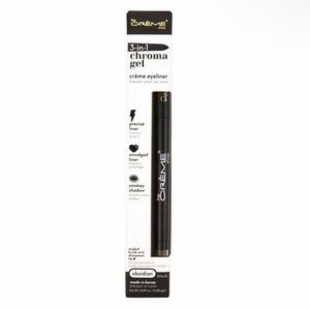 Crème 3-in-1 Chroma Gel Eyeliner - Obsidian Black - Thumbnail 2