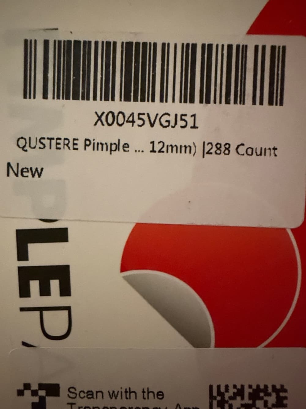 QUSTERE Pimple Patch - Beige/White Acne Patches (288) - Thumbnail 8