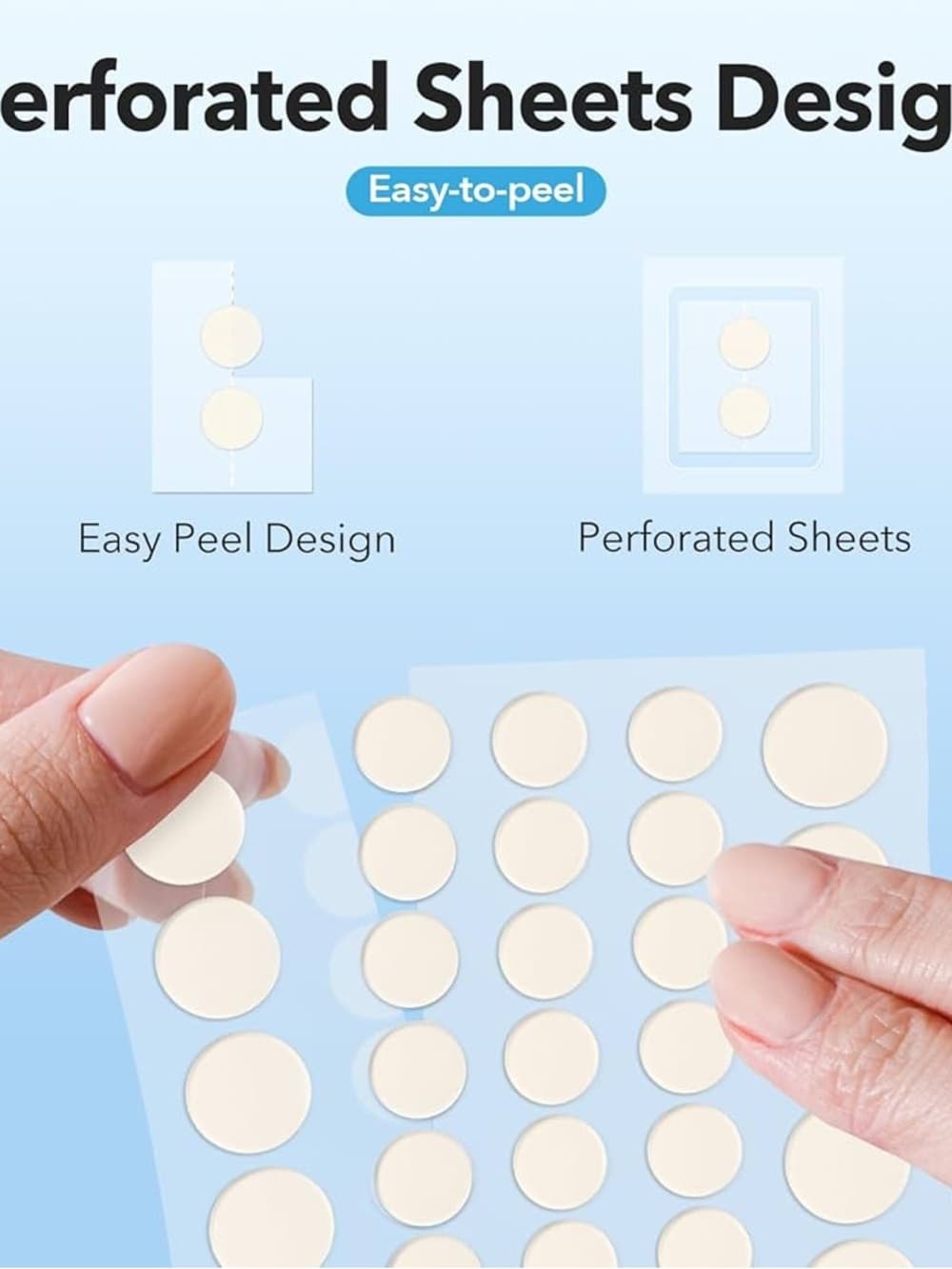 QUSTERE Pimple Patch - Beige/White Acne Patches (288) - Thumbnail 5