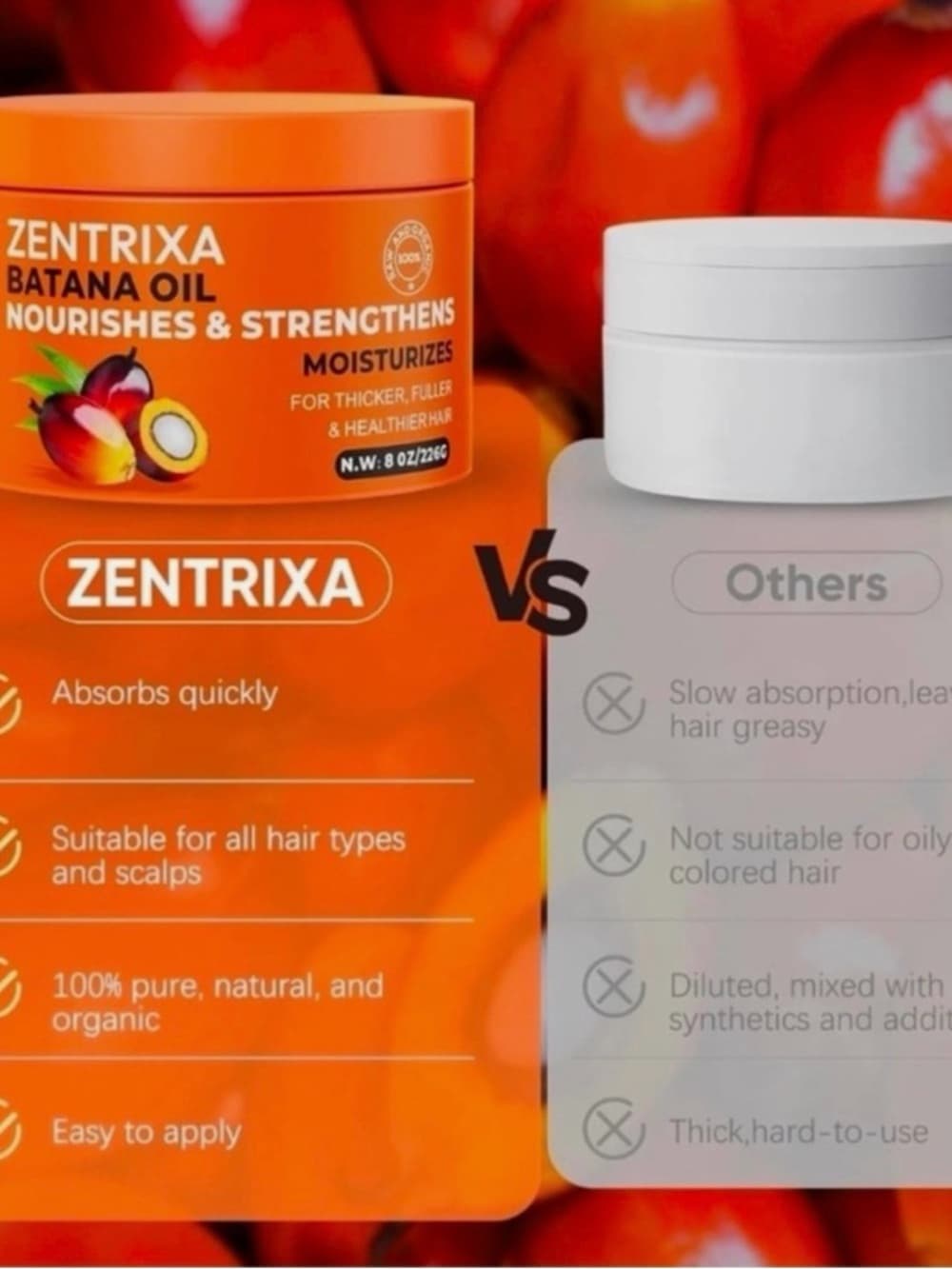 Zentrixa Batana Oil Hair Moisturizer - Brown - Thumbnail 6
