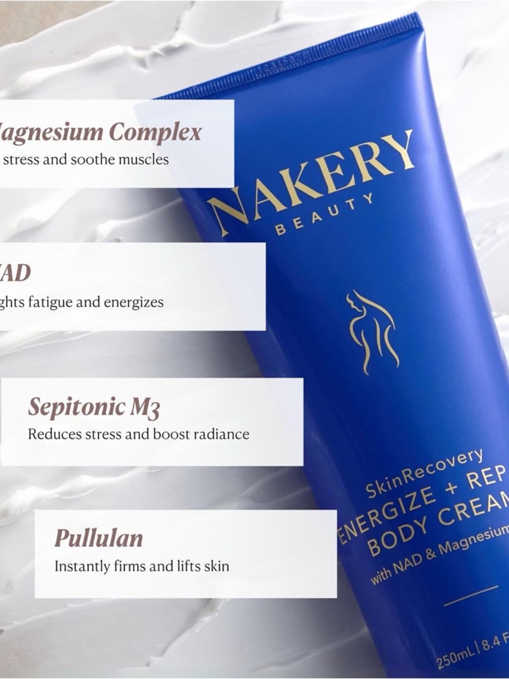 Nakery Beauty Energize + Repair Body Cream - Thumbnail 5