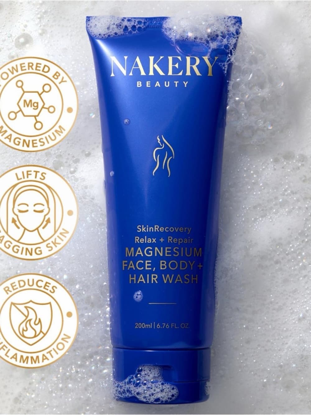 Nakery Beauty Magnesium Face, Body + Hair Wash - Thumbnail 3