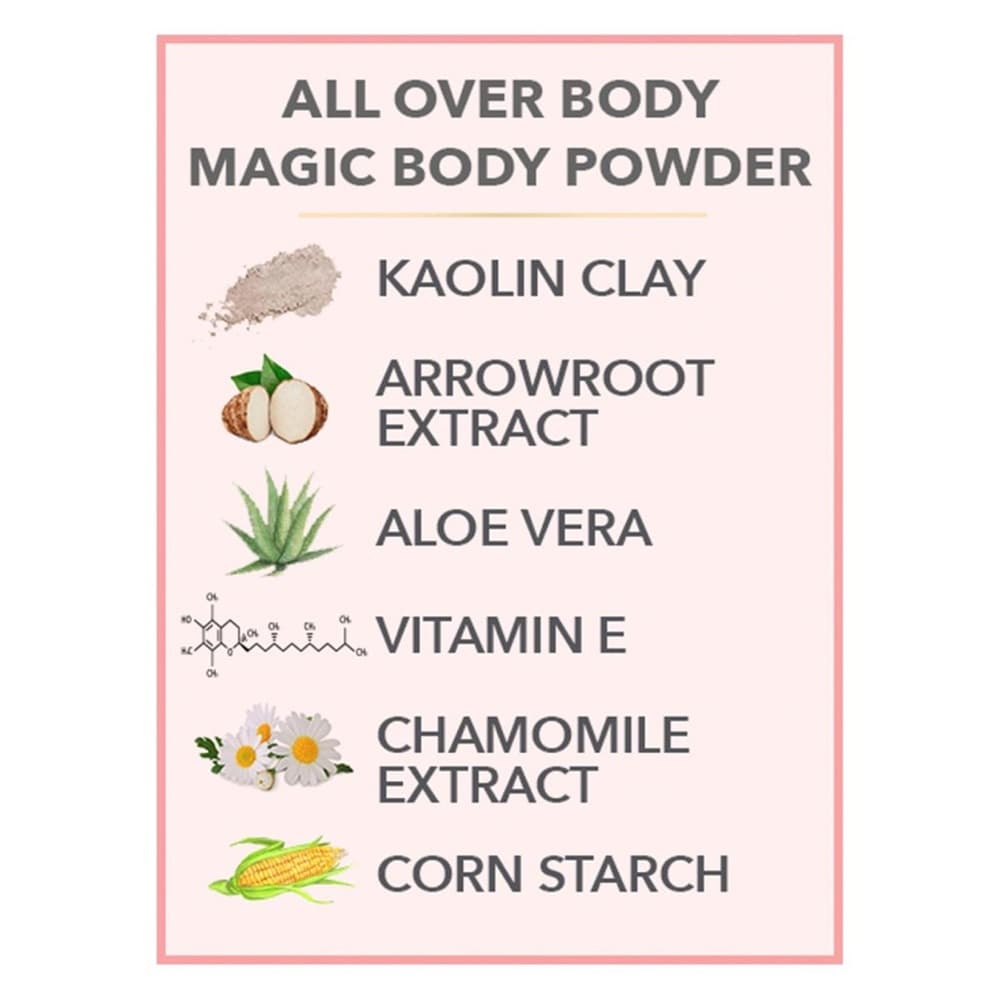 Nakery Beauty Magic Dust All-Over Body Powder — White - Thumbnail 4