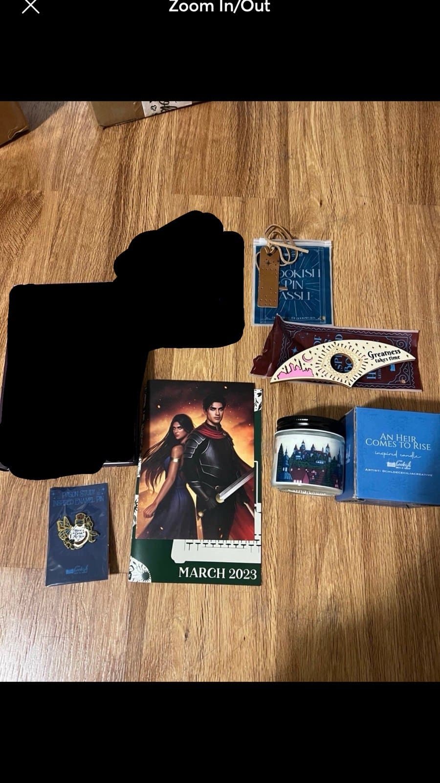 FULL BOX March 2023 Bookish Box These Bitter Blooms Special Edition