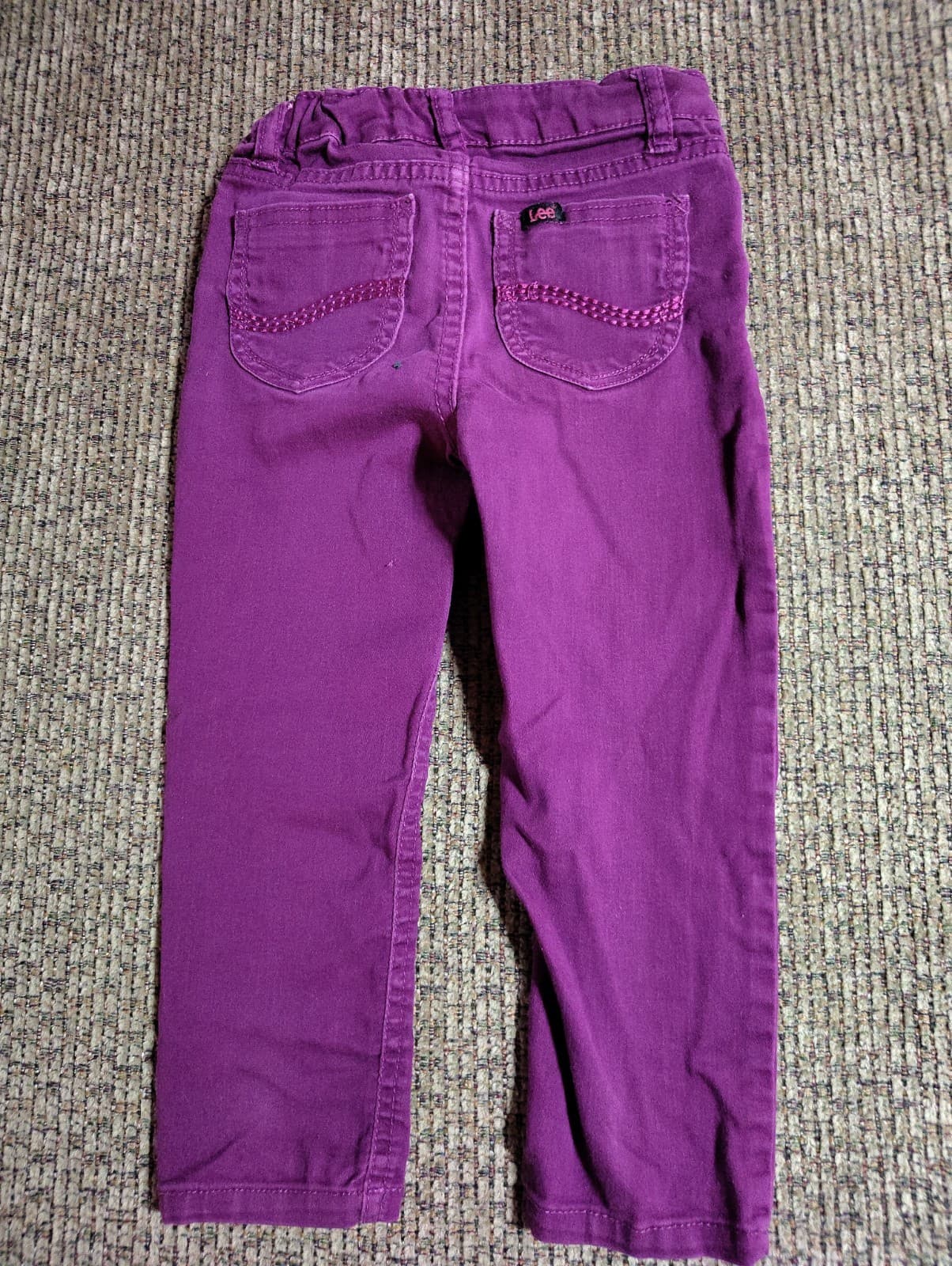 Brand New- Lee Super Stretch Skinny Denim Jeans Girls (Size 3T) - Thumbnail 4