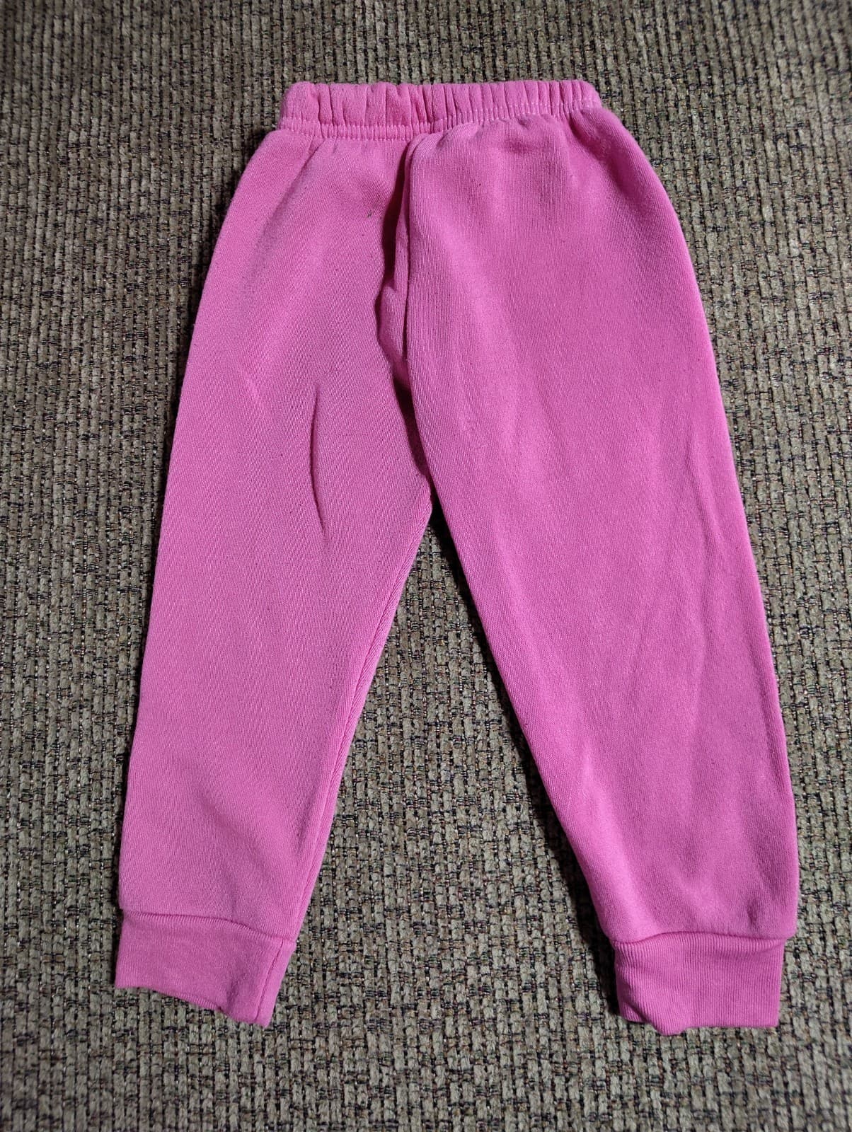 Diva Toddler's Sweat Pants Pink w/ Grey Stripe - Size 2T - Thumbnail 3