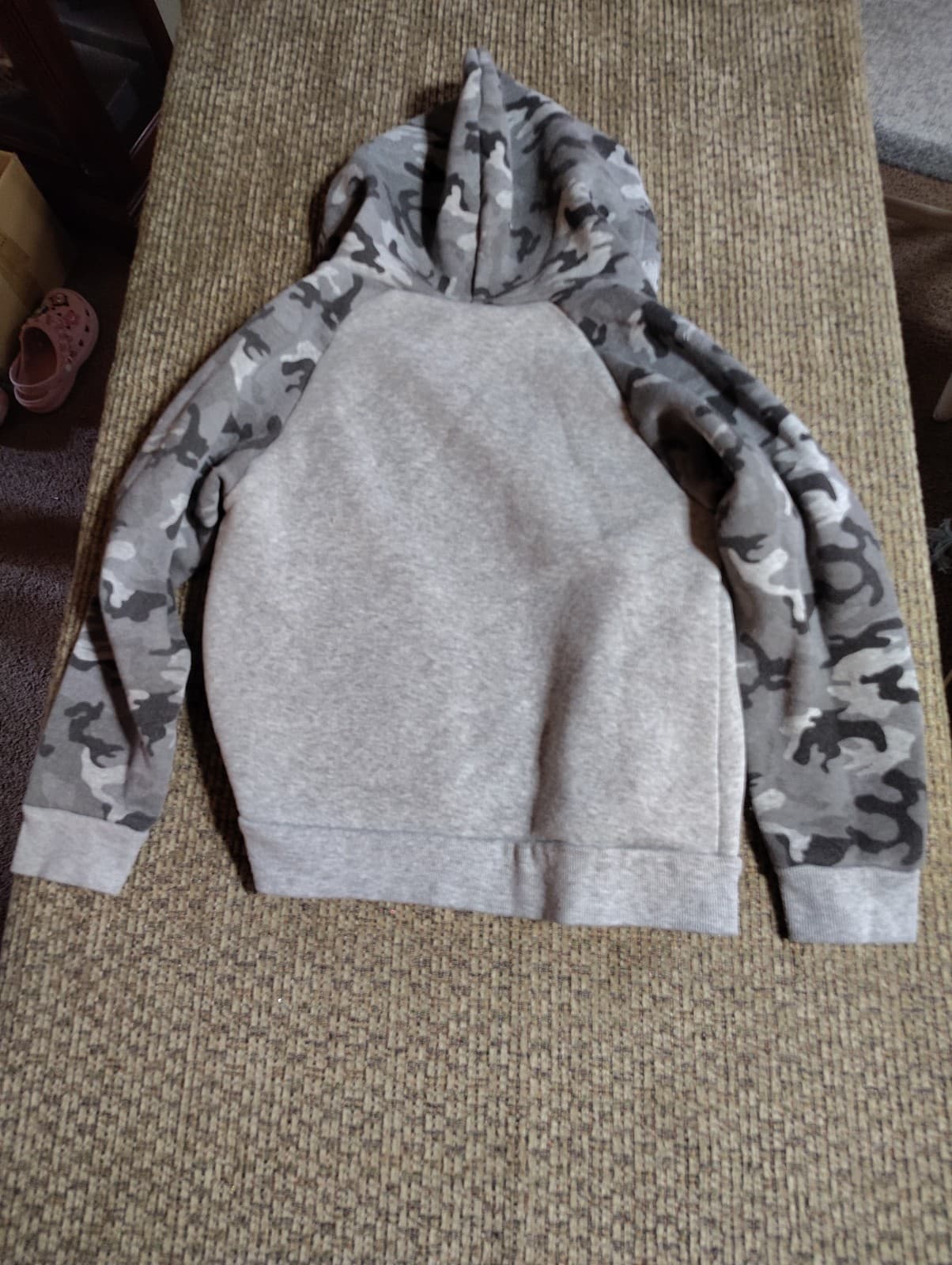Quad Seven Black and grey camo boys hoodie Cozy Size 5/6 - Thumbnail 5