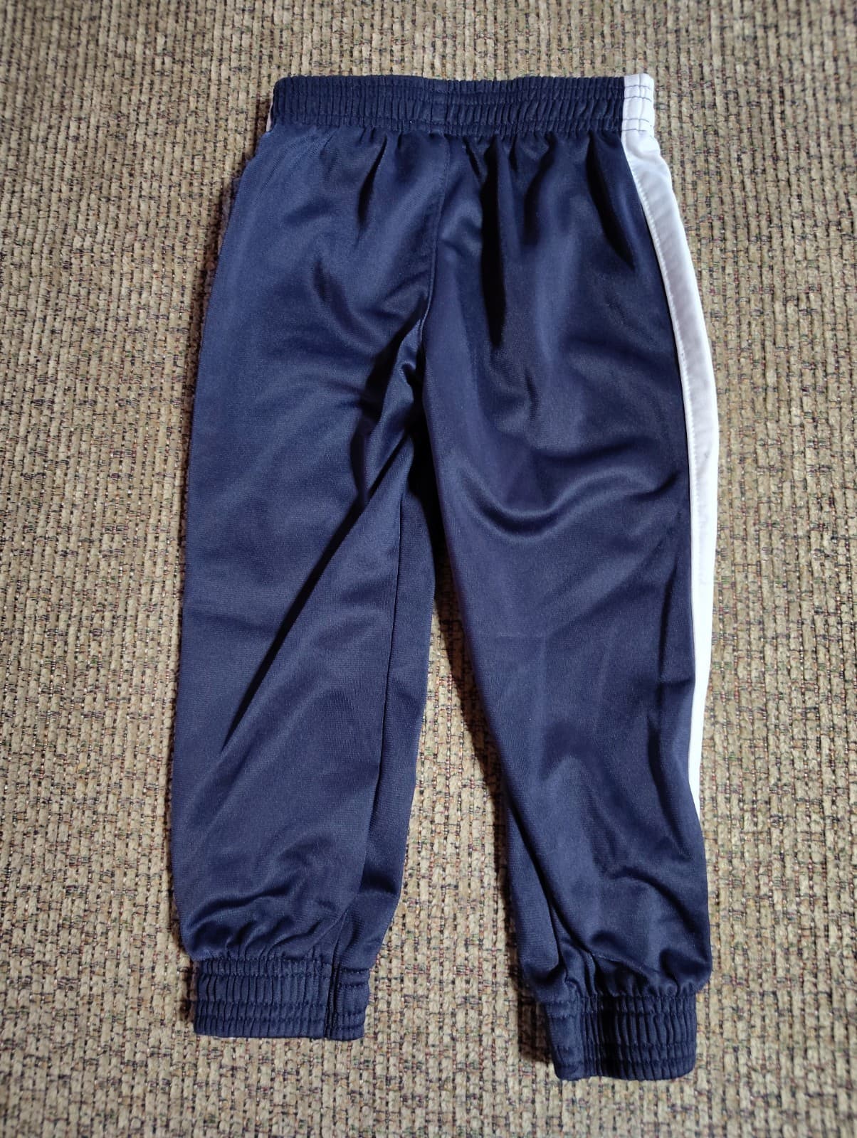 Puma Navy Blue White Stripes Active Sports Pants Sweatpants Bottoms Size 3T - Thumbnail 3