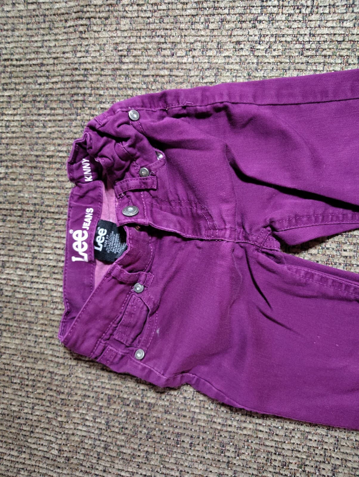 Brand New- Lee Super Stretch Skinny Denim Jeans Girls (Size 3T) - Thumbnail 3