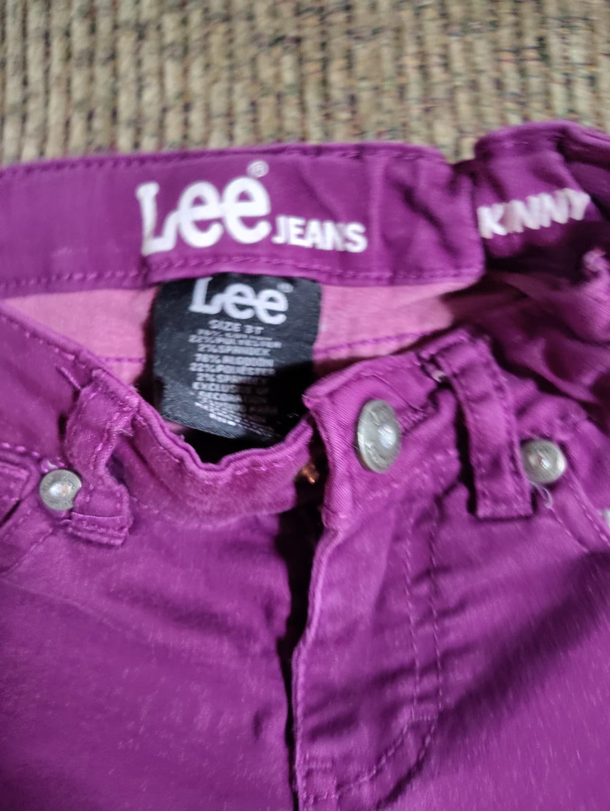 Brand New- Lee Super Stretch Skinny Denim Jeans Girls (Size 3T) - Thumbnail 2