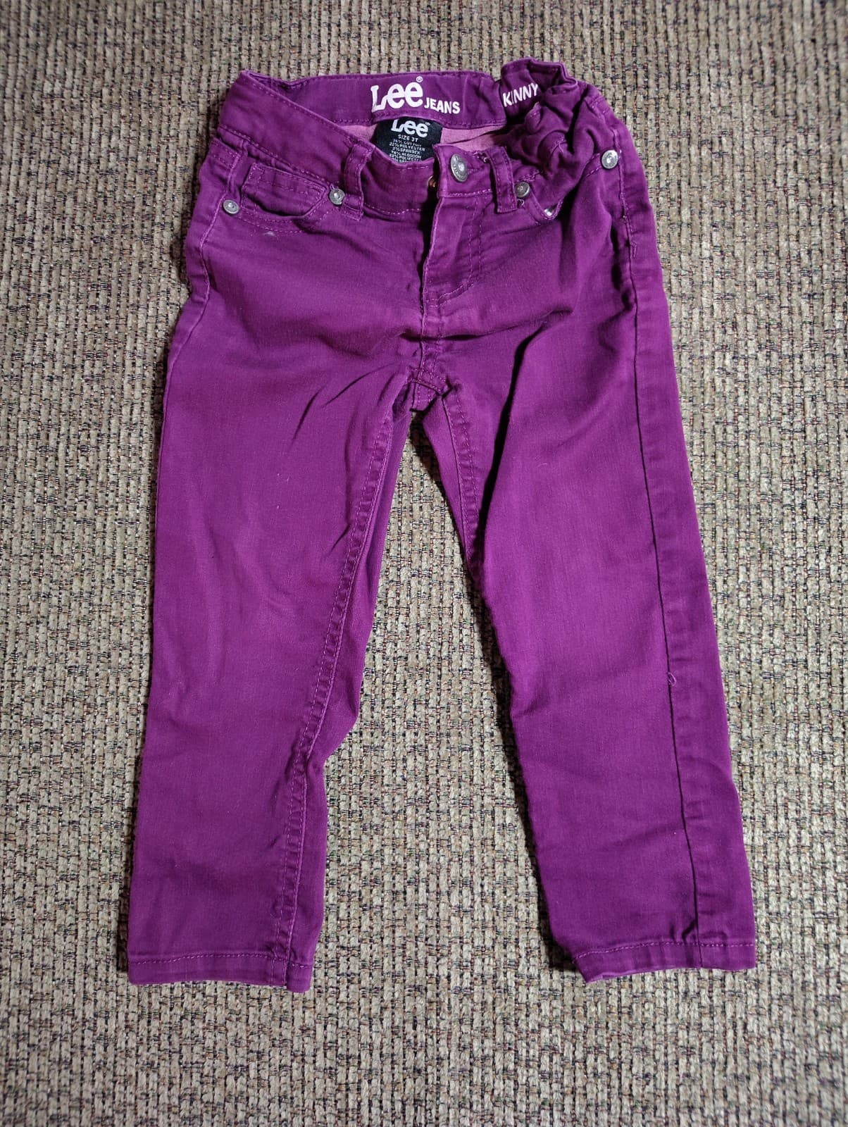 Brand New- Lee Super Stretch Skinny Denim Jeans Girls (Size 3T)