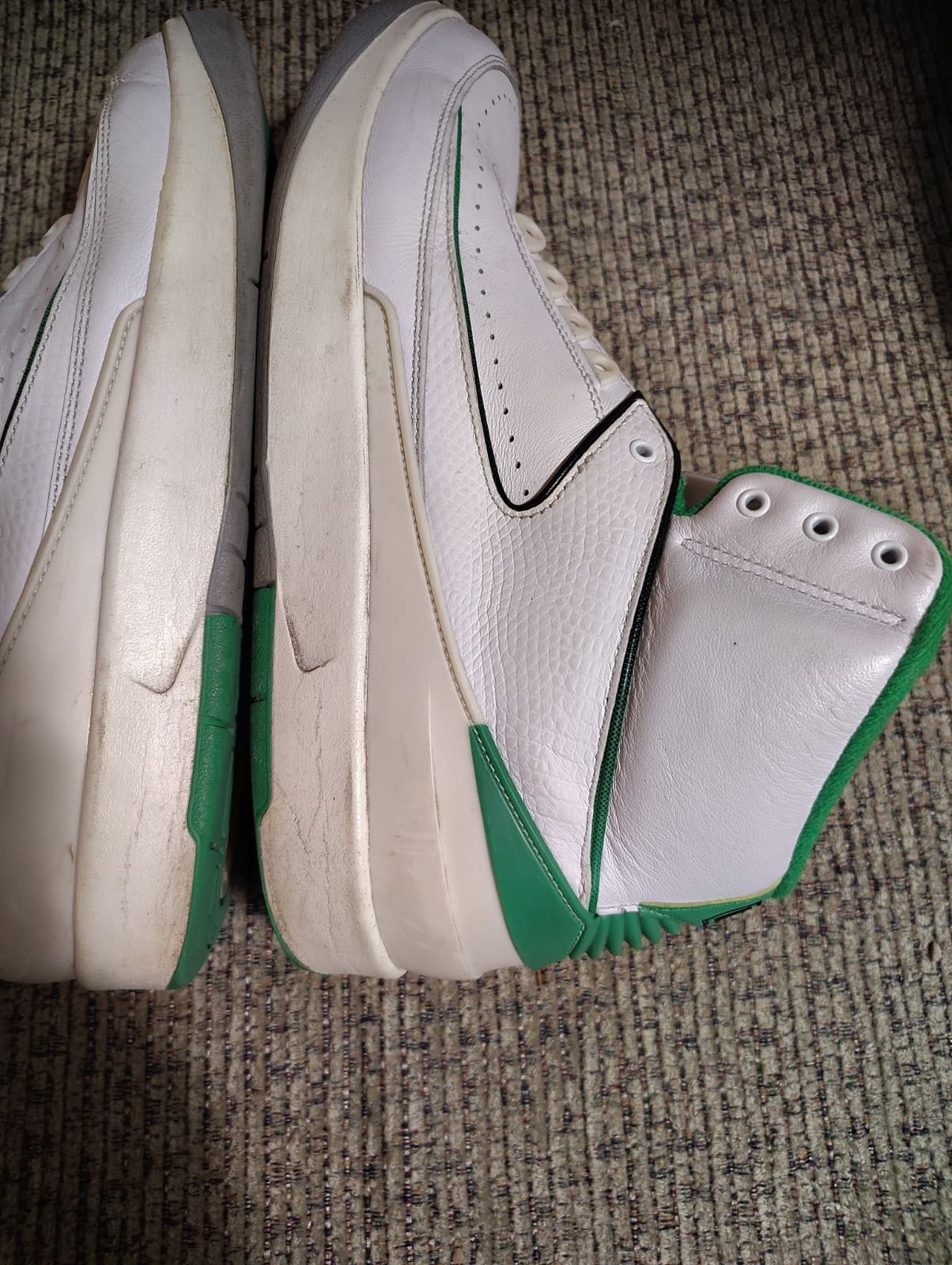 Air Jordan 2 Retro Lucky Green Size 12 Mens With Bucks - Thumbnail 10