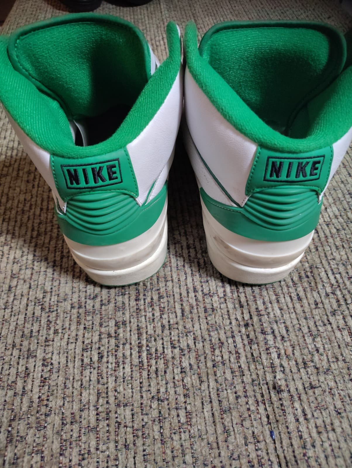 Air Jordan 2 Retro Lucky Green Size 12 Mens With Bucks - Thumbnail 11