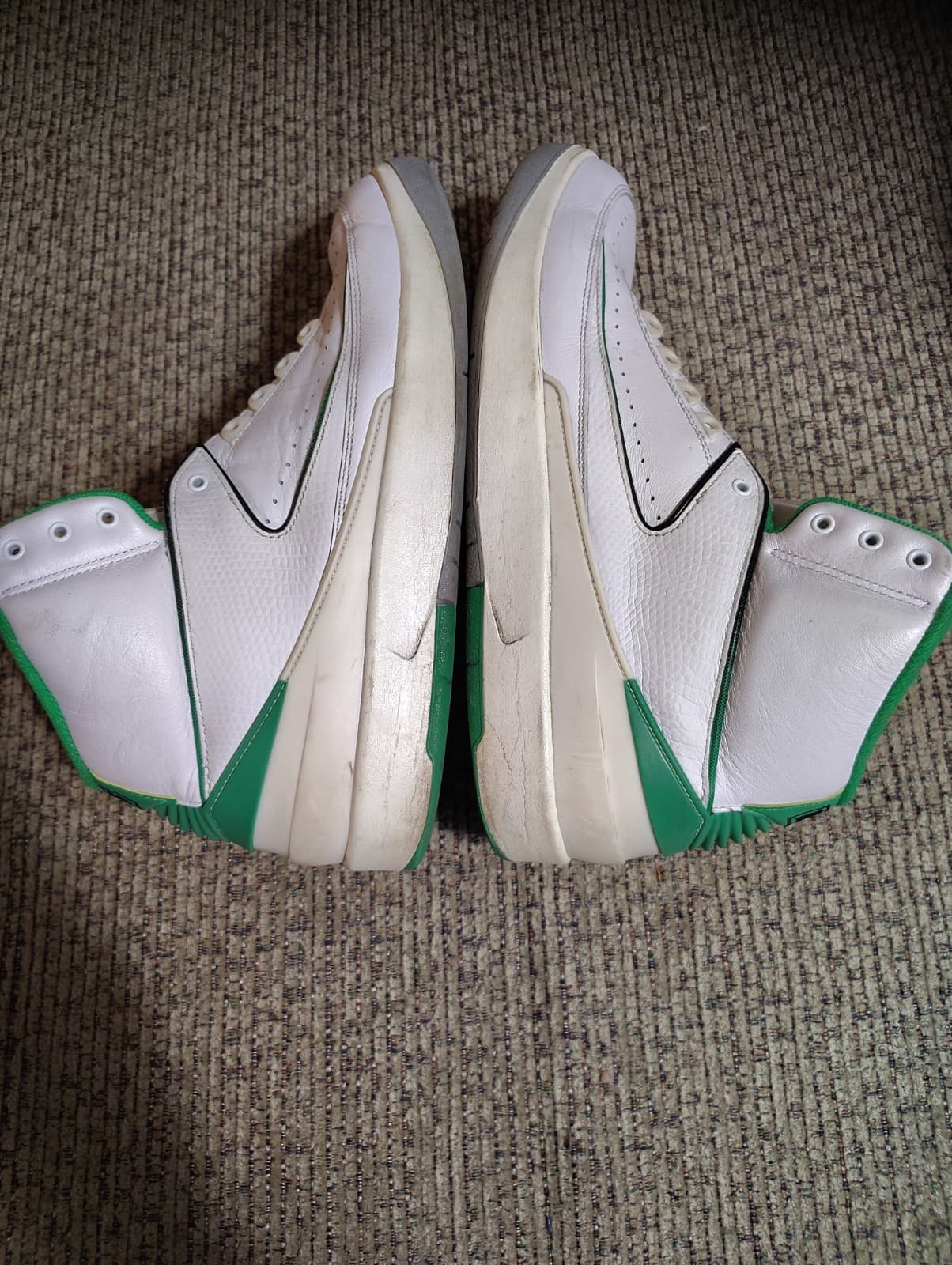 Air Jordan 2 Retro Lucky Green Size 12 Mens With Bucks - Thumbnail 8