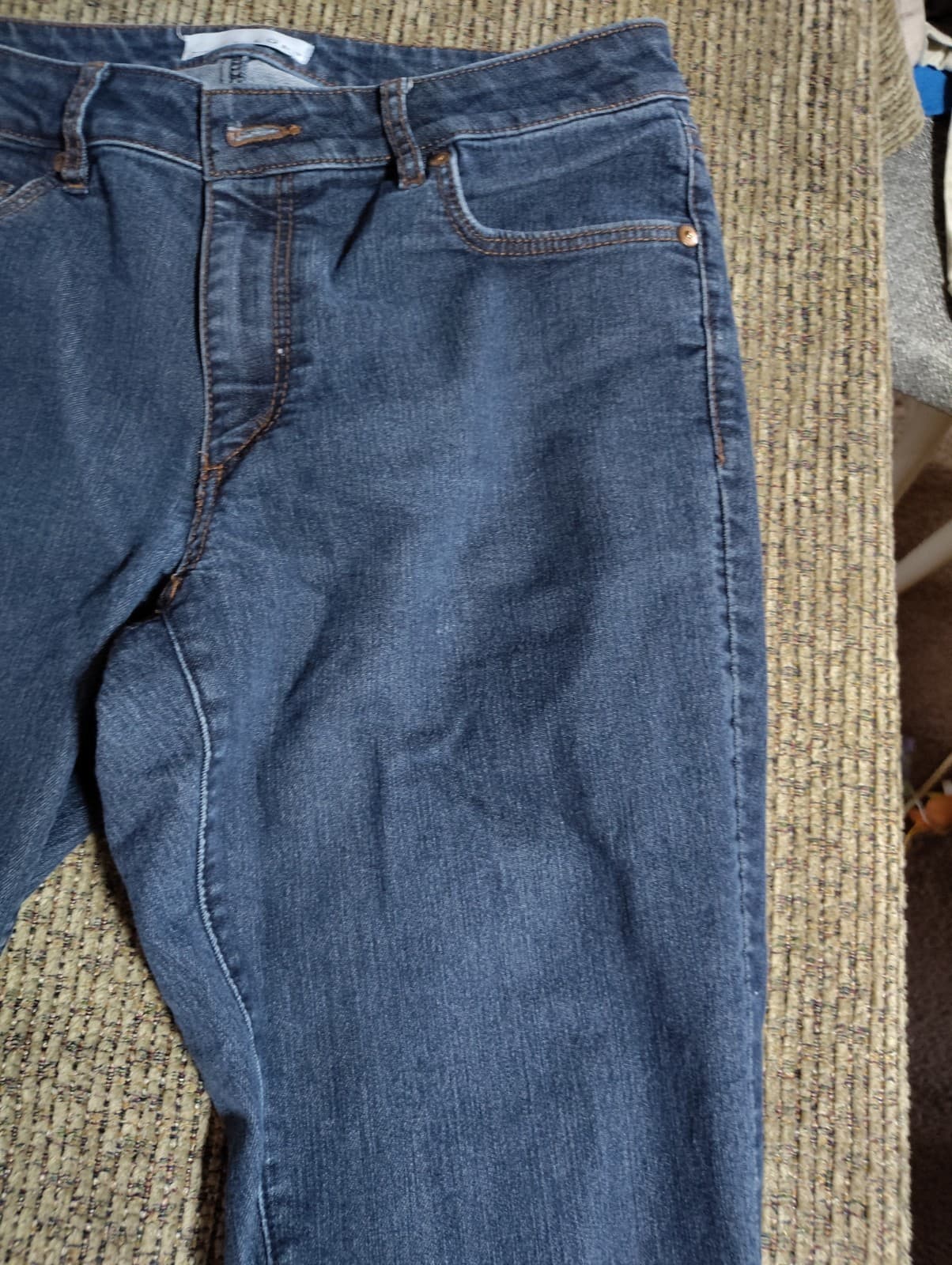 LOFT Womens 6 Jeans Modern Skinny Blue Jeans Denim Dark Low Rise Ladies 28 Waist - Thumbnail 5