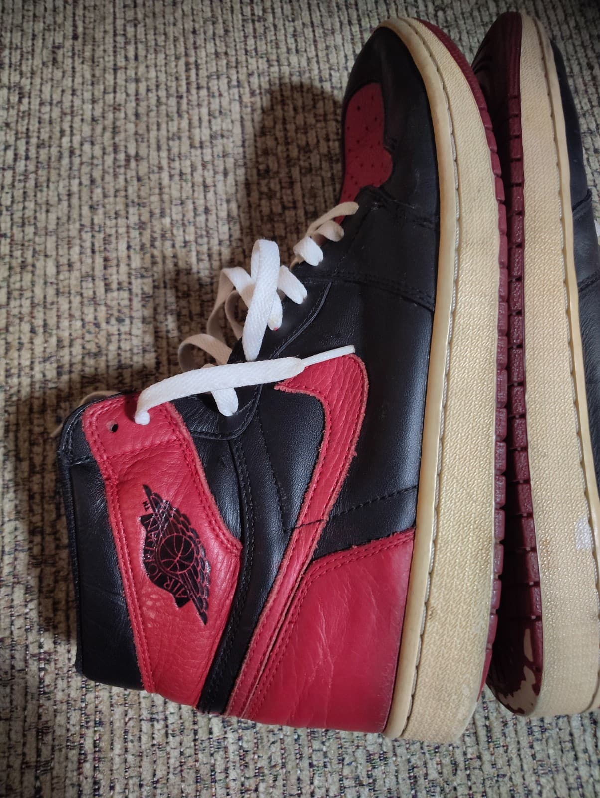 Jordan 1 Retro 2001 Bred Size 12 - Thumbnail 11