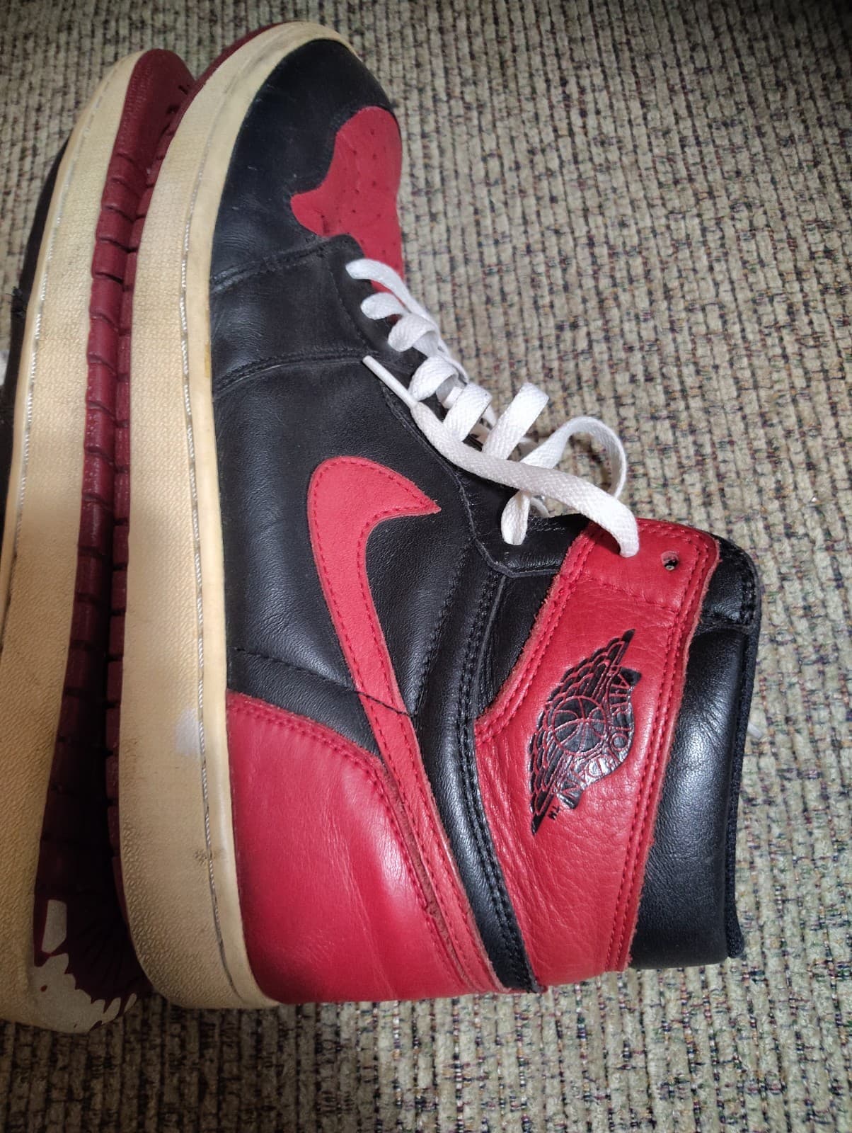 Jordan 1 Retro 2001 Bred Size 12 - Thumbnail 12