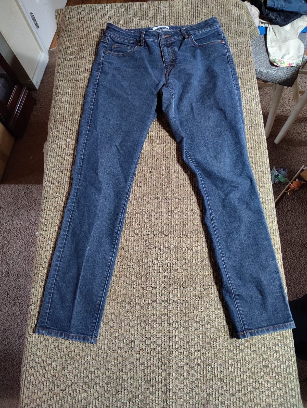 LOFT Womens 6 Jeans Modern Skinny Blue Jeans Denim Dark Low Rise Ladies 28 Waist
