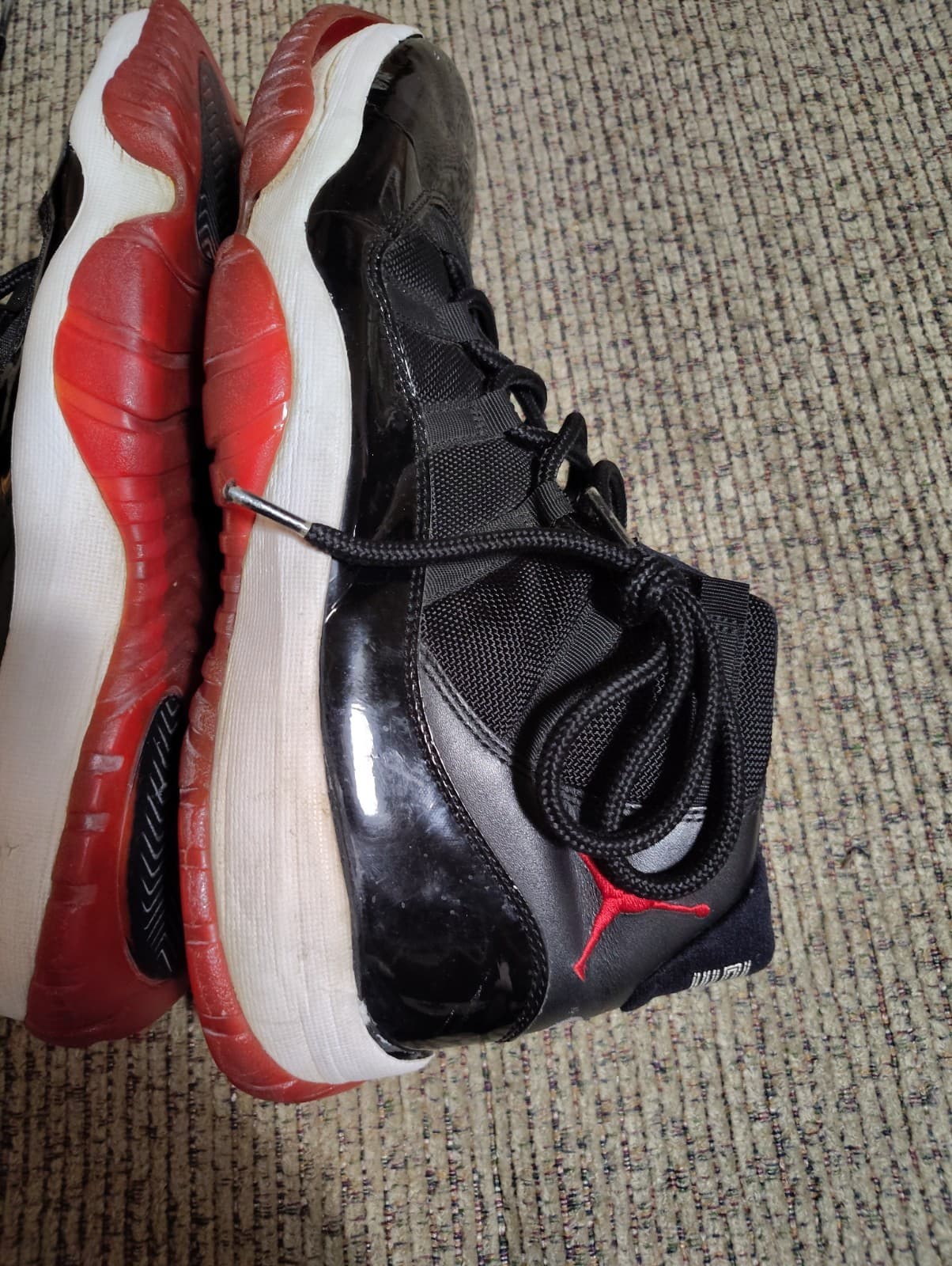 Size 12 Jordan 11 Bred 2012 No Box, Damaged - Thumbnail 11