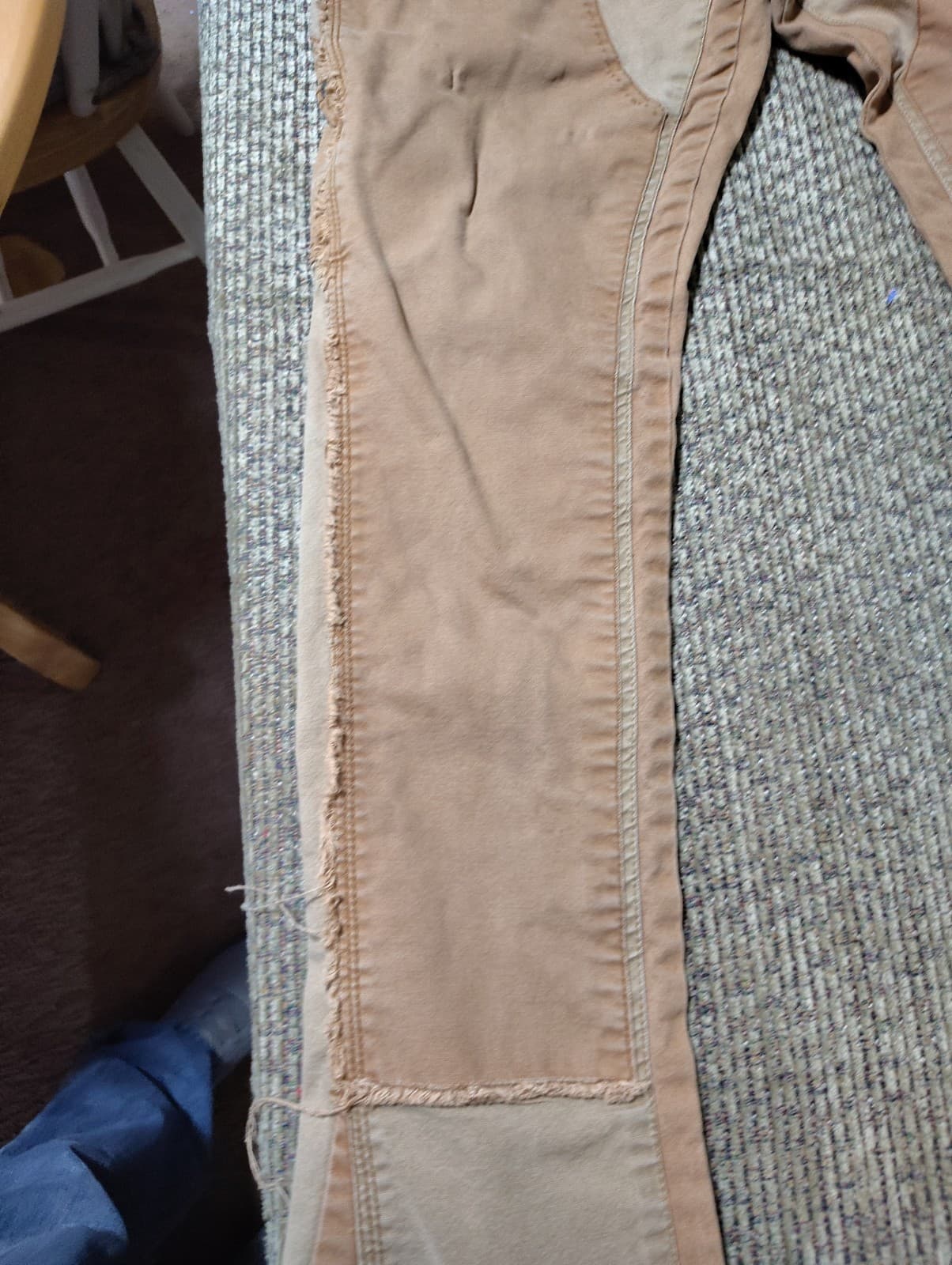 Jordan Craig Legacy Edition Ross Patchwork Jeans Mens 34/36 Tan Multi Pocket - Thumbnail 4