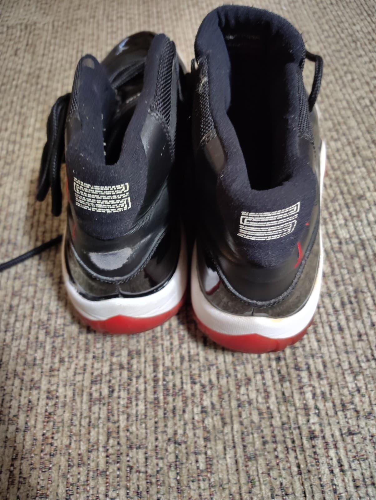 Size 12 Jordan 11 Bred 2012 No Box, Damaged - Thumbnail 12