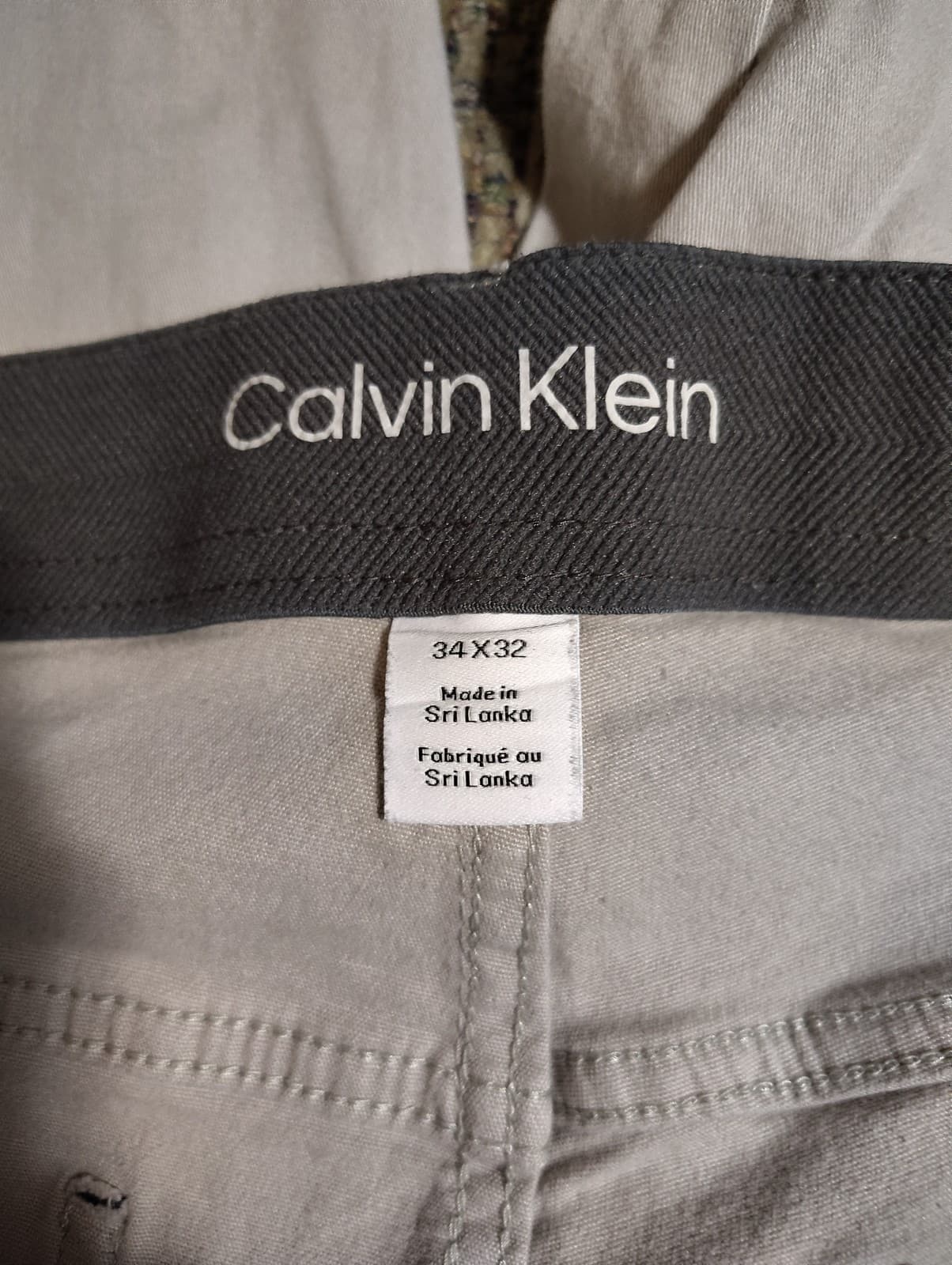 Calvin Klein Gray Jeans Men's Size W36 x L30 Slim Fit Denim Stretch Flex Waist - Thumbnail 9