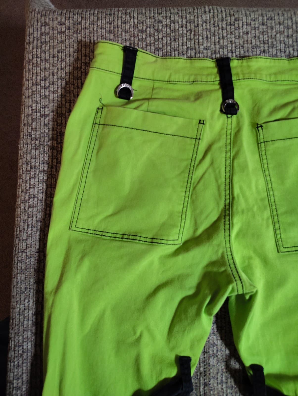 Men's Rocking Gothic Green Bondage Trouser Pant Punk Rock Dead Threads - Thumbnail 8