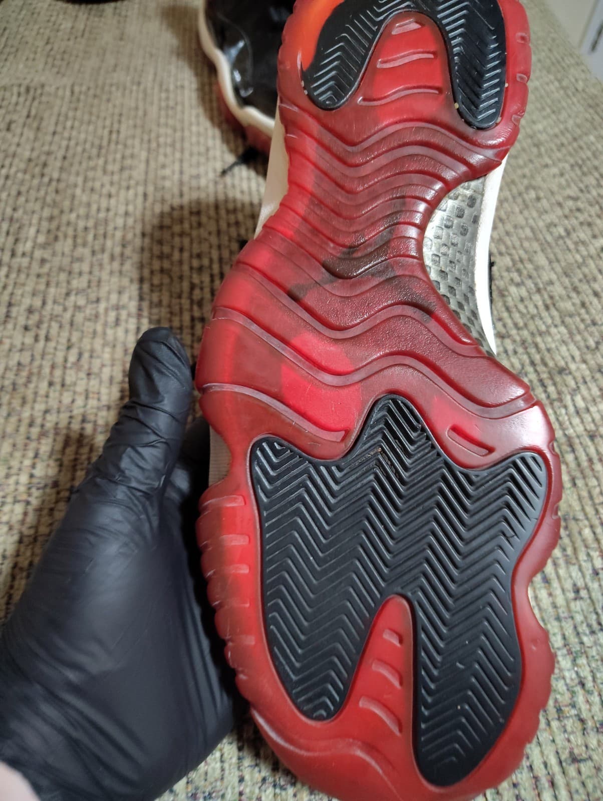Size 12 Jordan 11 Bred 2012 No Box, Damaged - Thumbnail 18