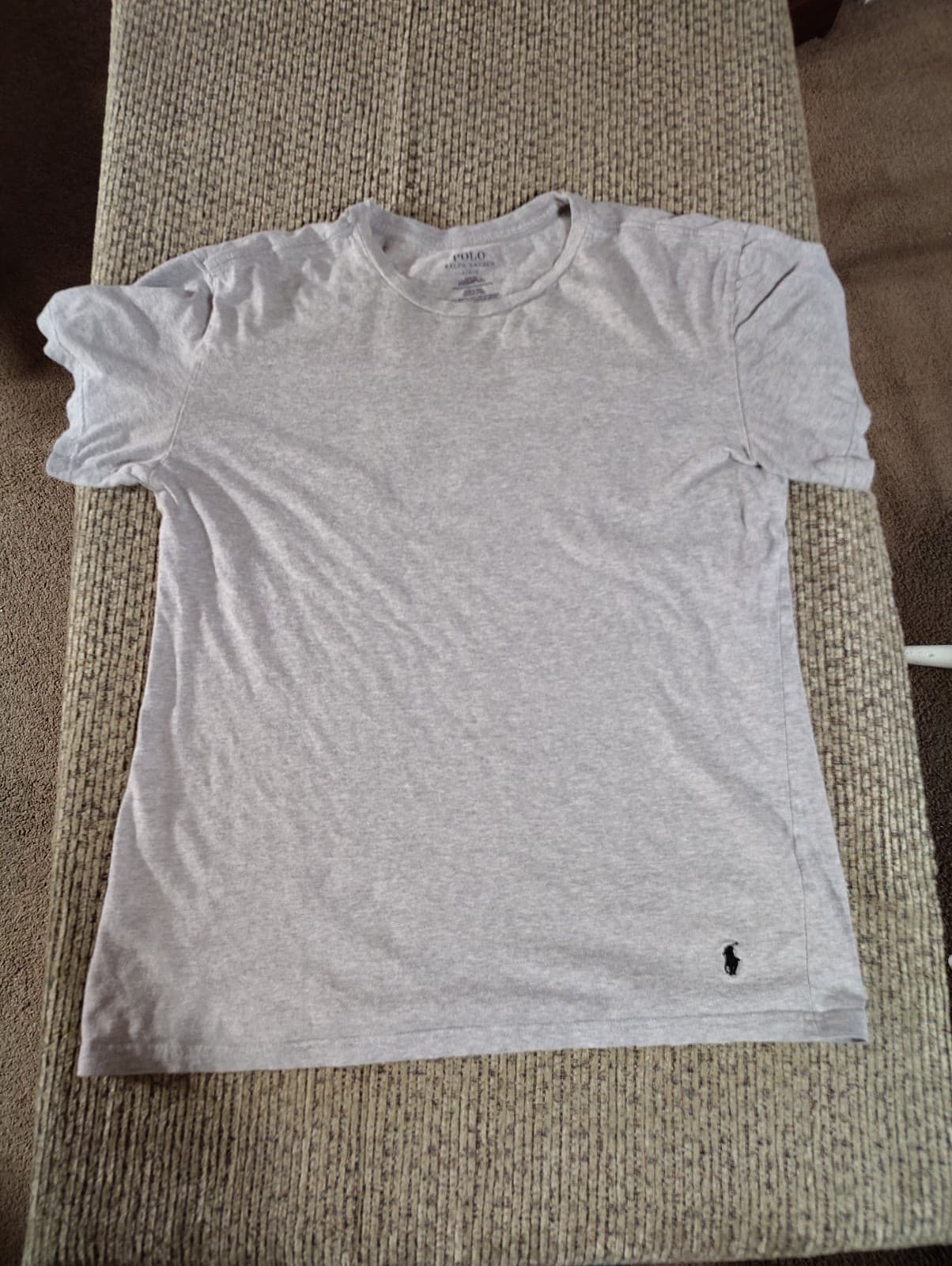 Polo Ralph Lauren Men's Tee Tan Size Large Short Sleeve