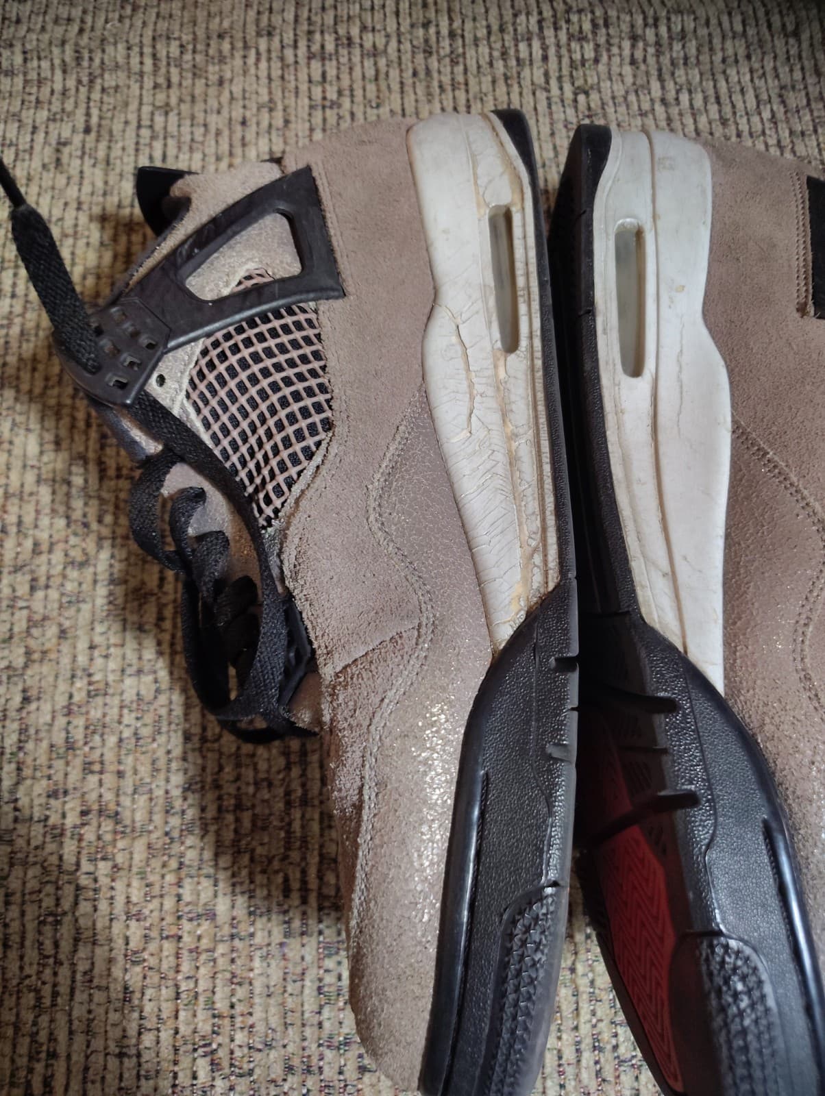 Air Jordan 4 Taupe Haze Men's Sneakers Size 14 - Thumbnail 6