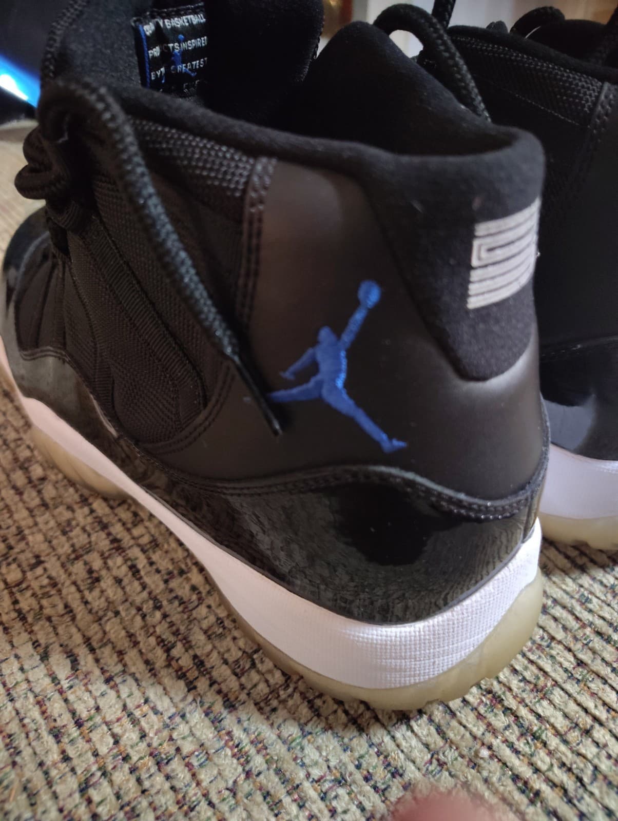 Nike Mens Air Jordan 11 Retro Space Jam 2009 378037-041 Rare Size 12 With Box - Thumbnail 13