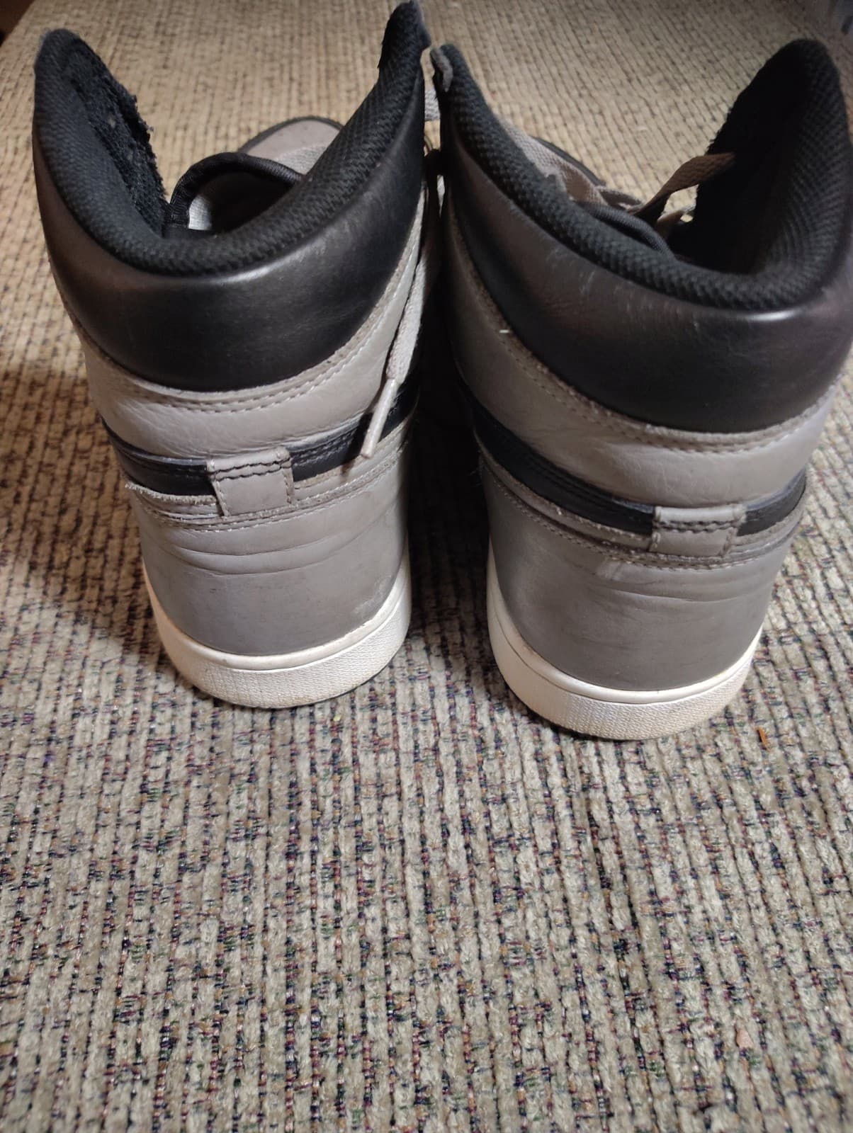 Nike Air Jordan High-Top Sneakers Black/Grey Size 12 - Thumbnail 11