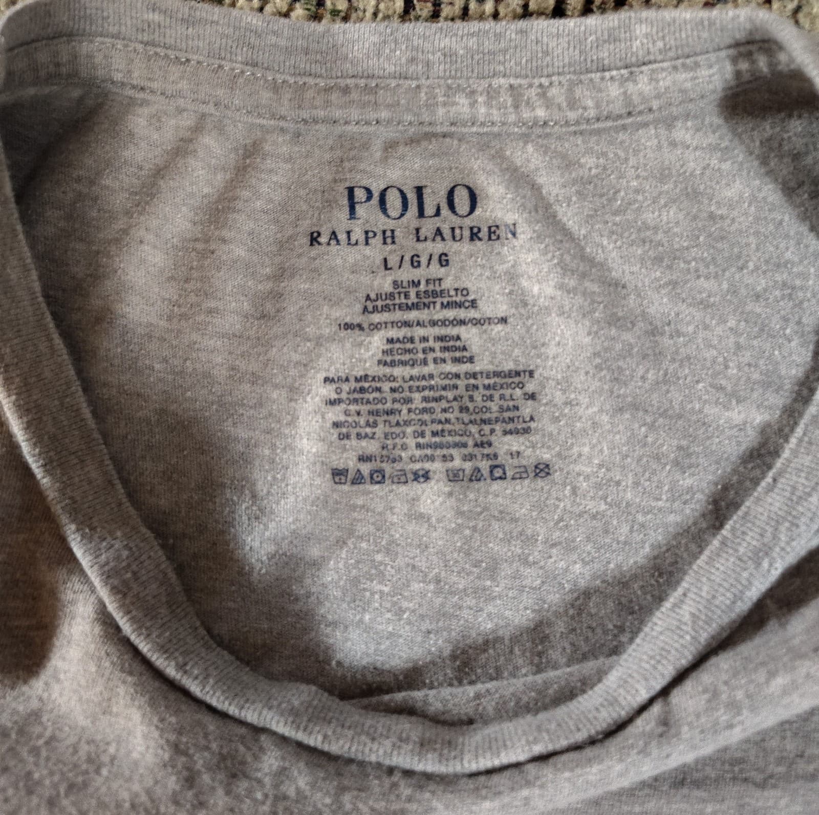 Polo Ralph Lauren Men's Tee Tan Size Large Short Sleeve - Thumbnail 4
