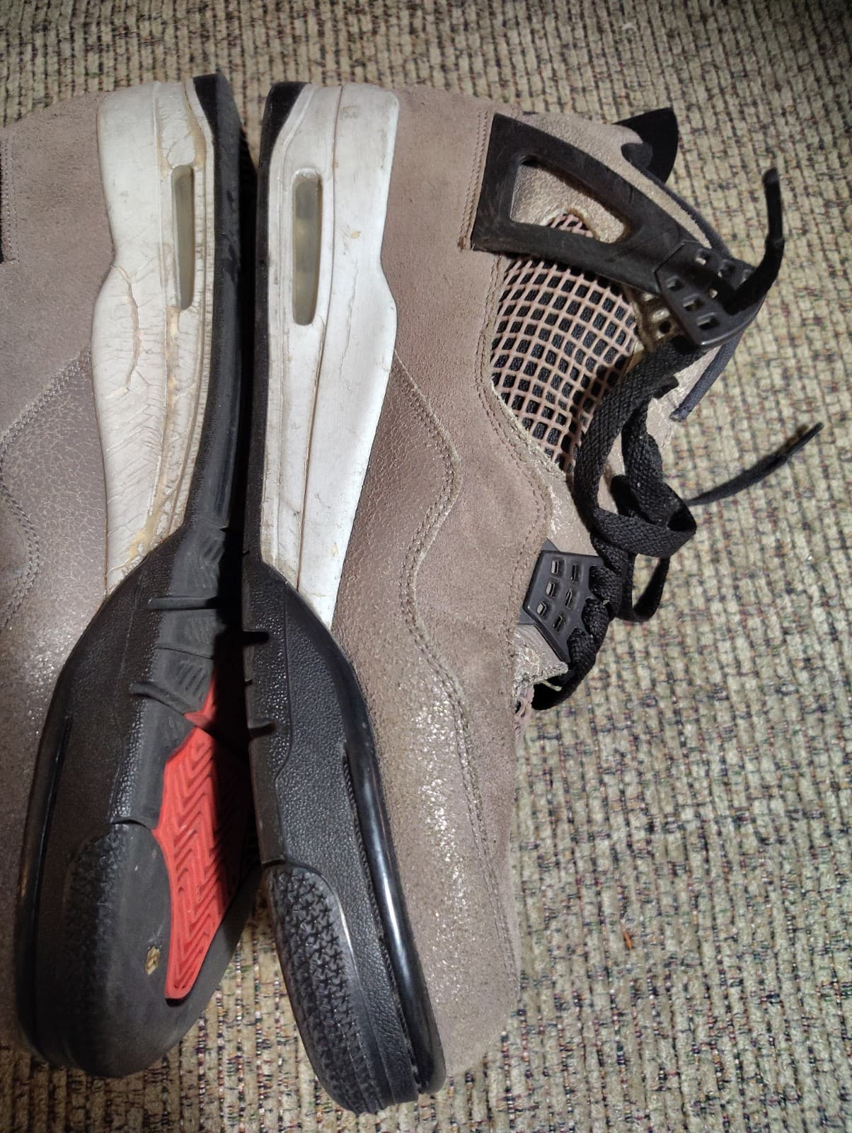 Air Jordan 4 Taupe Haze Men's Sneakers Size 14 - Thumbnail 7