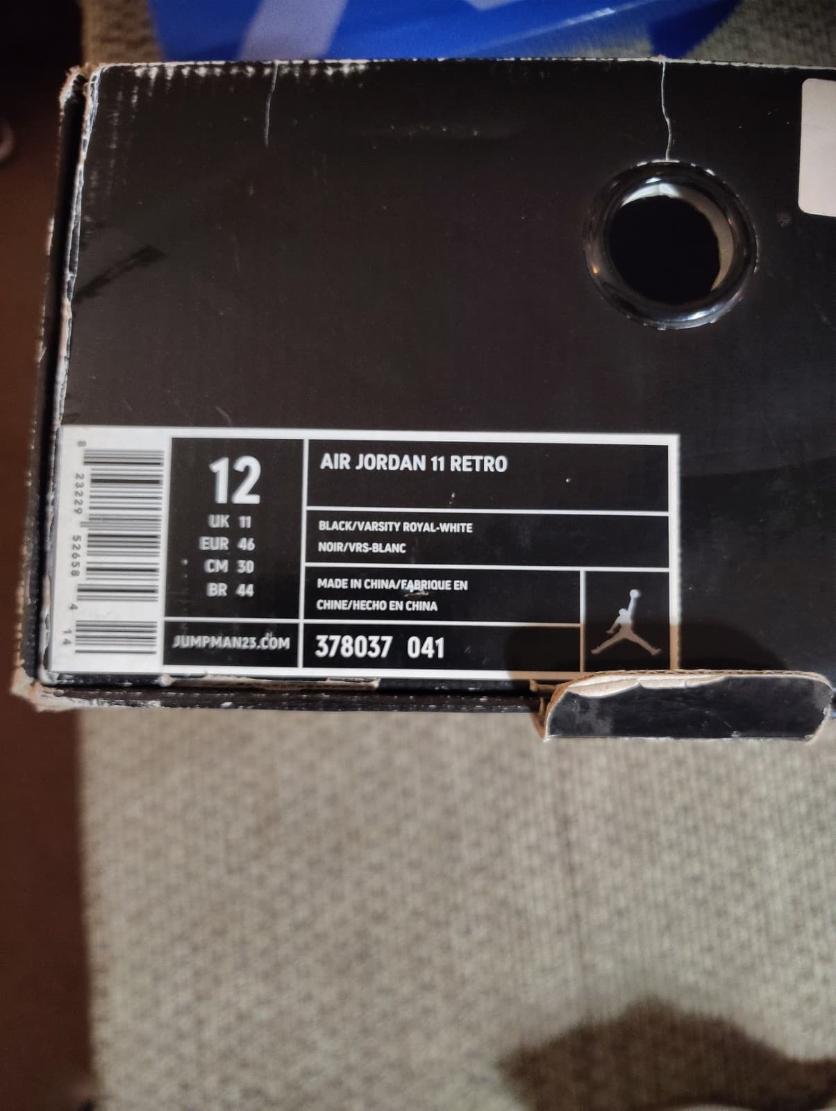 Nike Mens Air Jordan 11 Retro Space Jam 2009 378037-041 Rare Size 12 With Box - Thumbnail 22