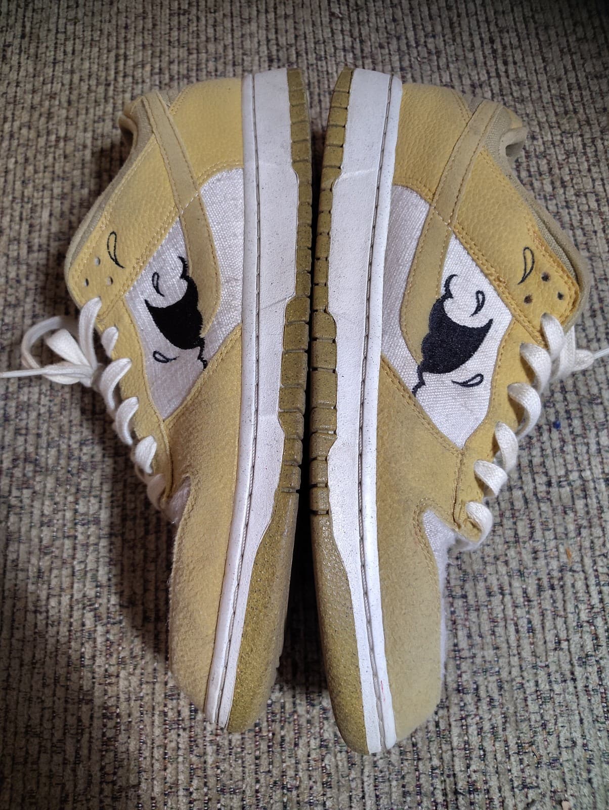 Nike Dunk Sun Club Shark Fin Wheat Grass Orange Size 12 With Box - Thumbnail 6