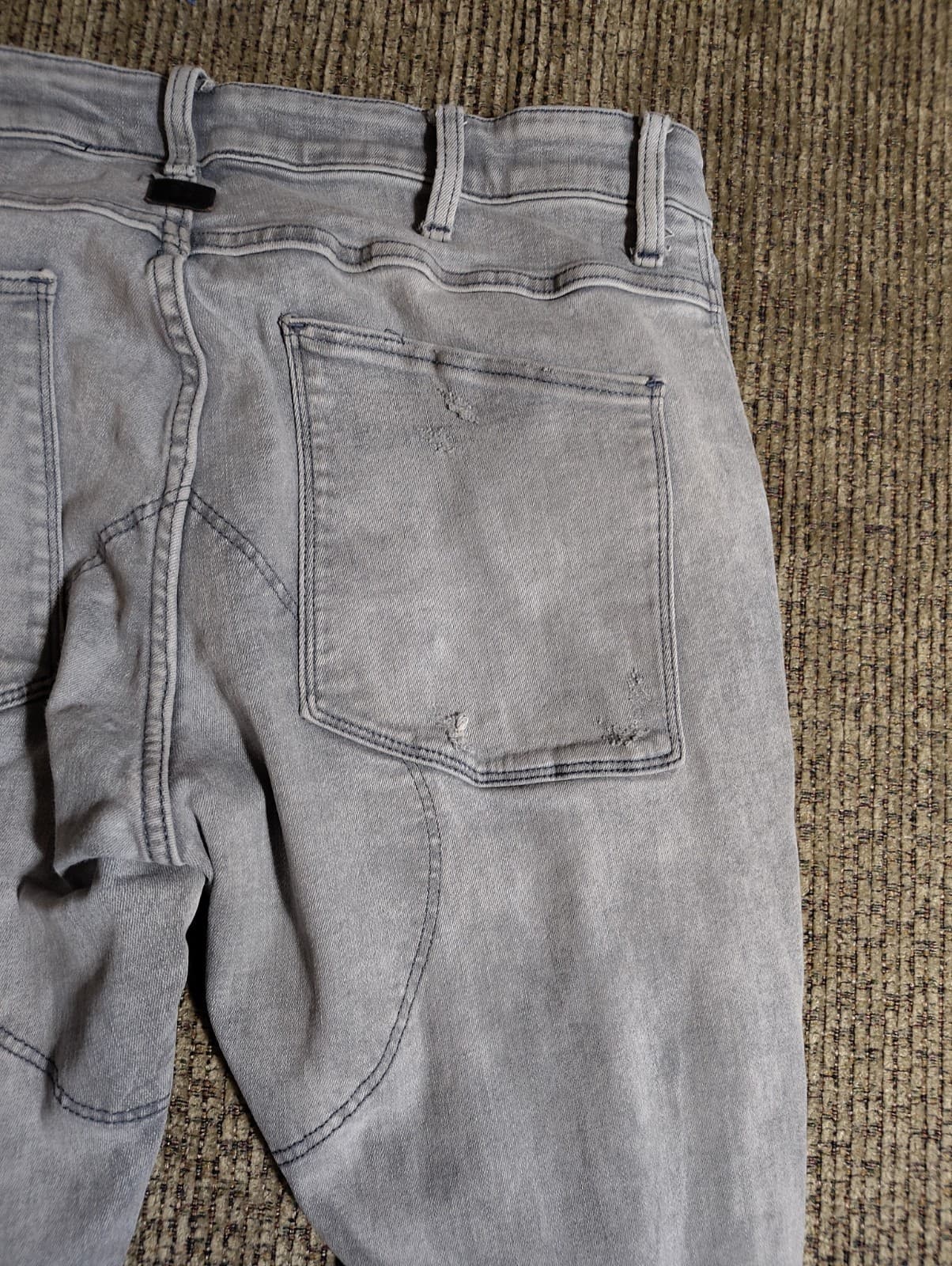 G-Star Raw Men's 5620 3D Zip Knee Skinny Oreon Grey Destroy (w31)$198 - Thumbnail 9